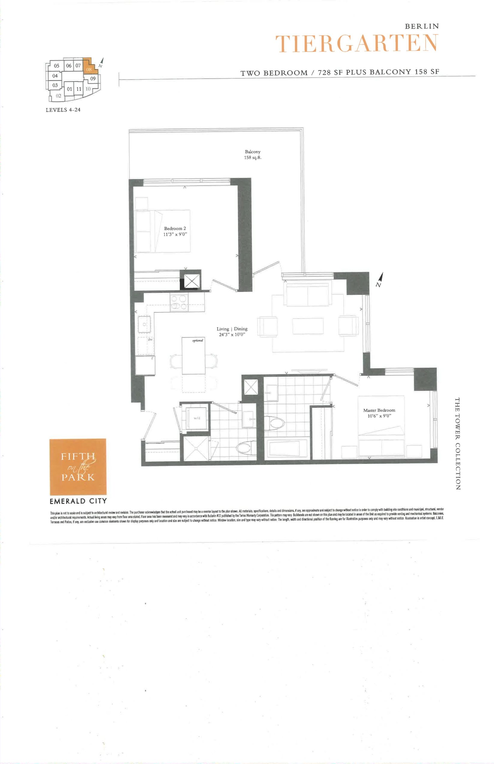 Berlin Tiergarten floor plan