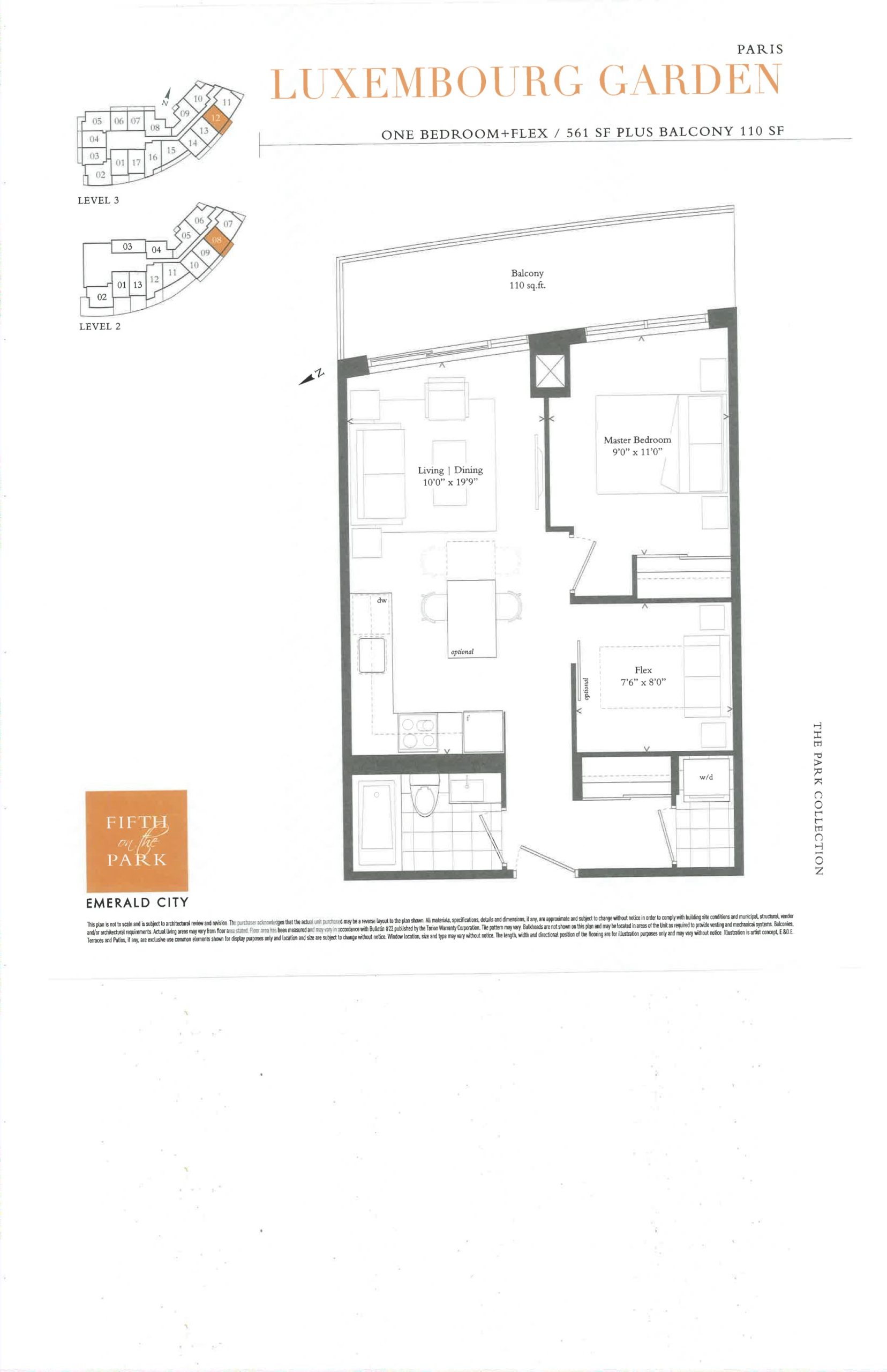 Paris Luxembourg Garden floor plan