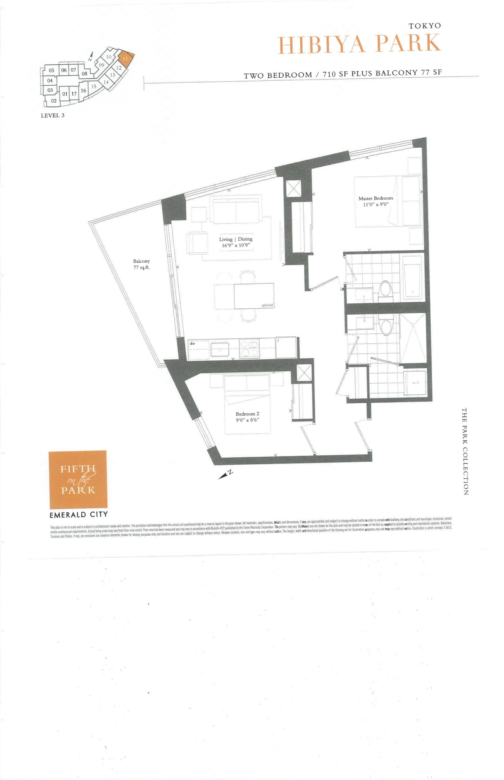Tokyo Hibiya Park floor plan