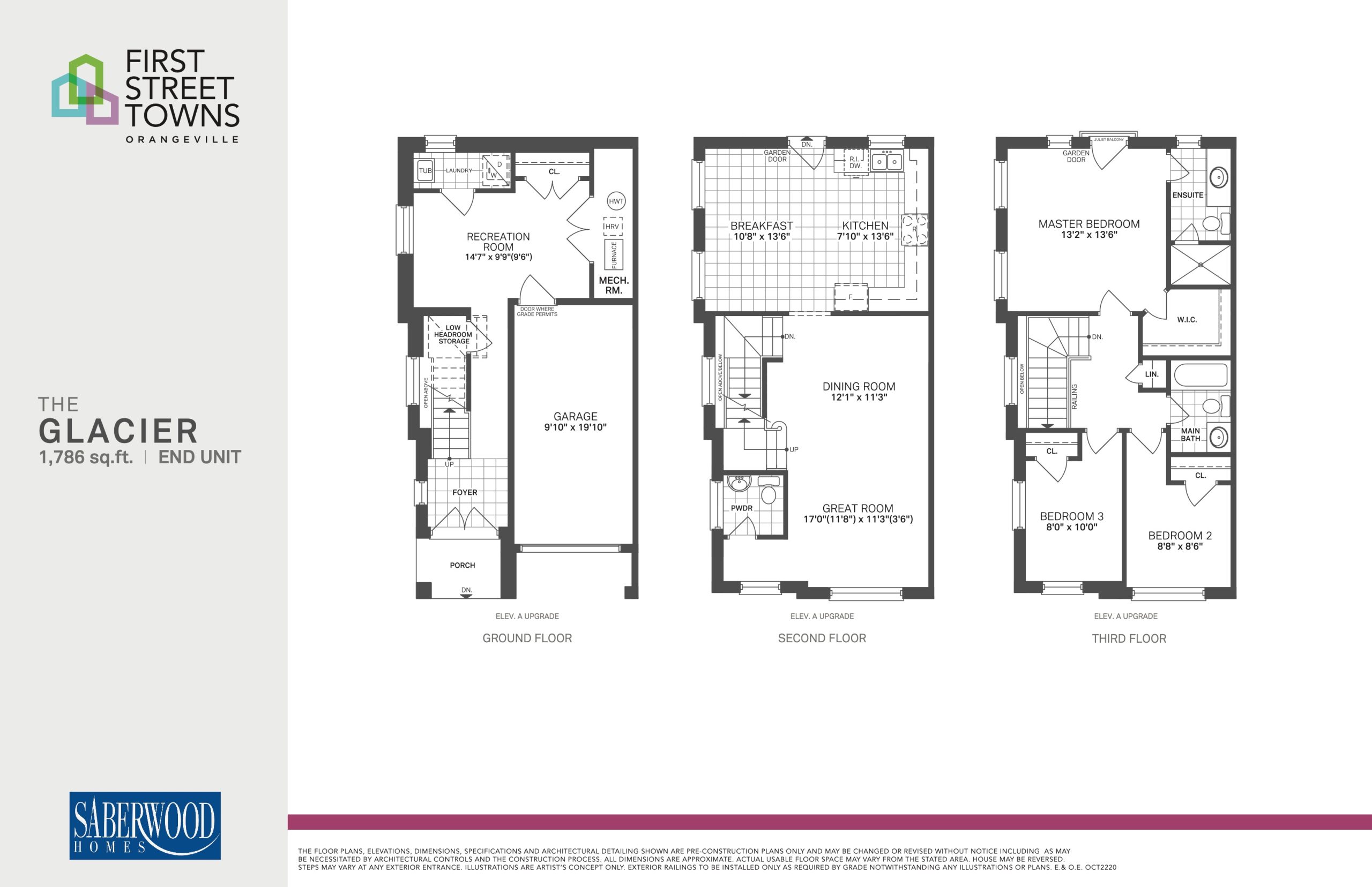 The Glacier floor plan