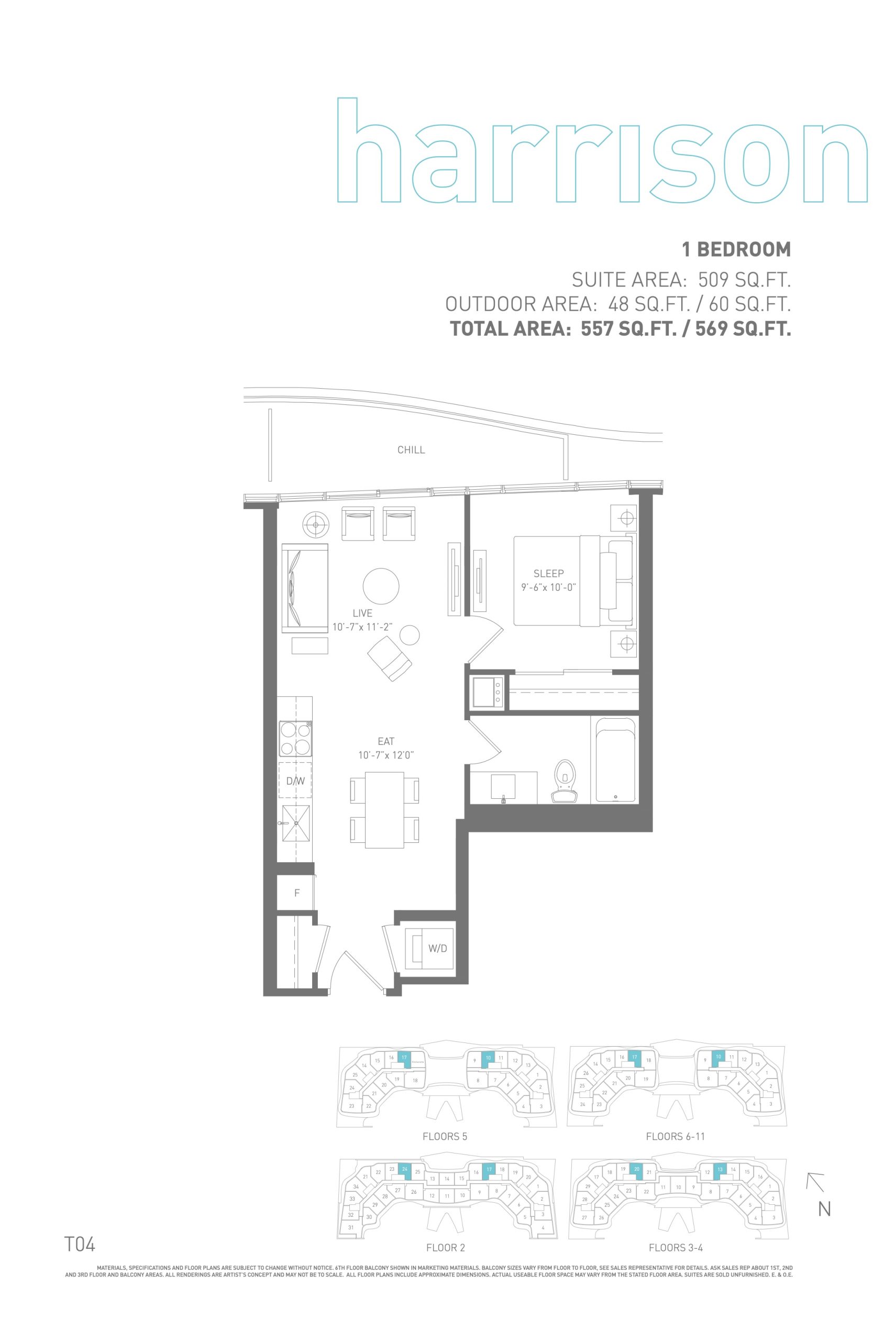 Harrison floor plan