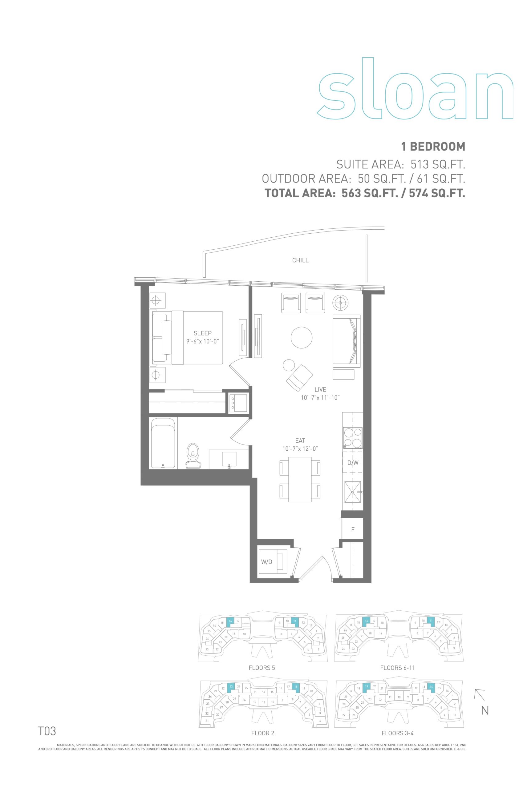 Sloan floor plan