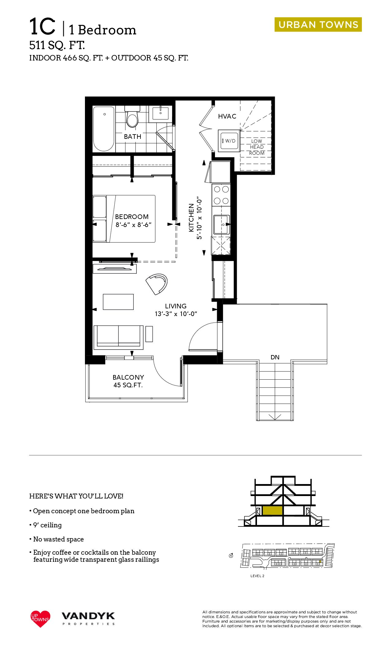 1C floor plan