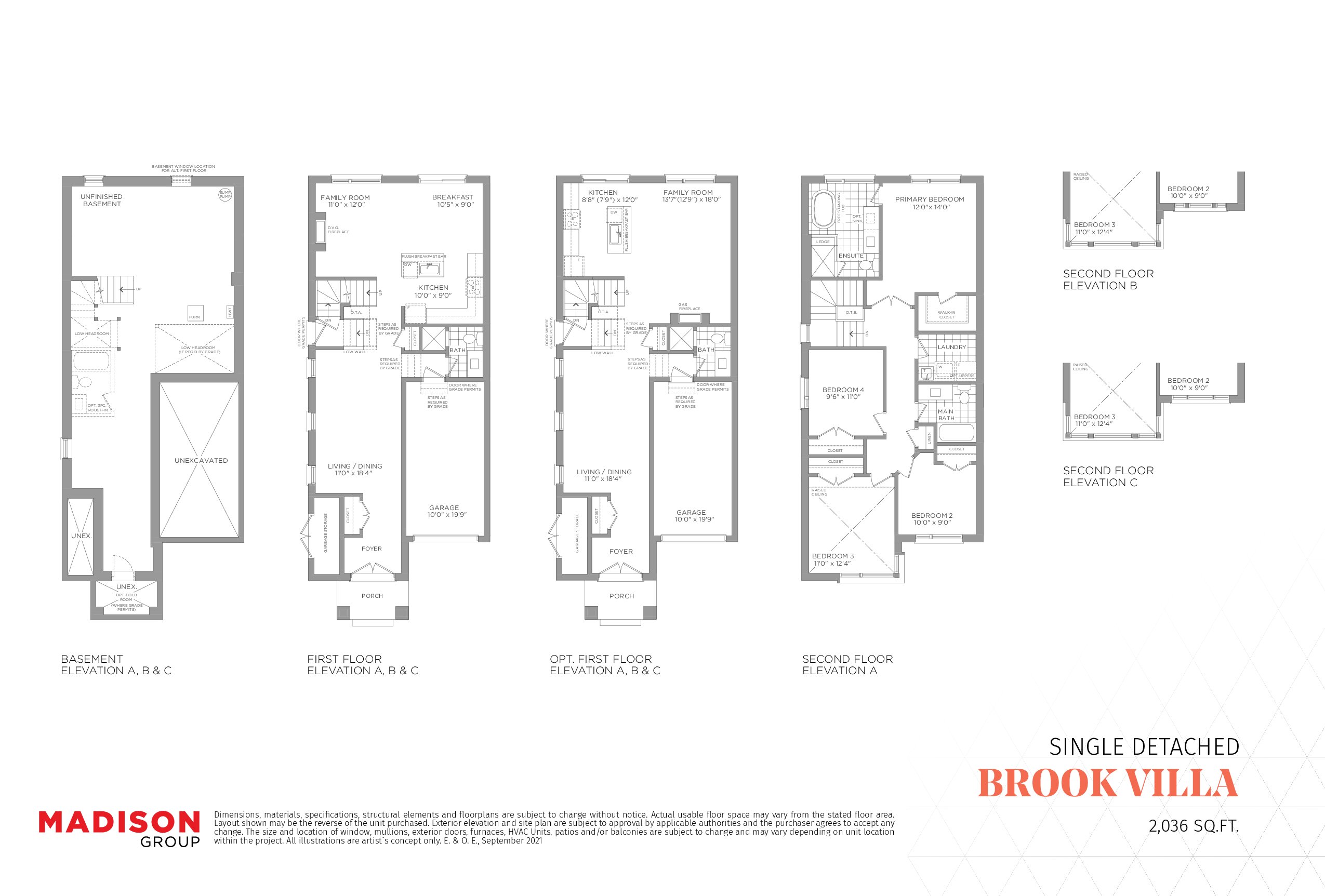 Brook Villa floor plan