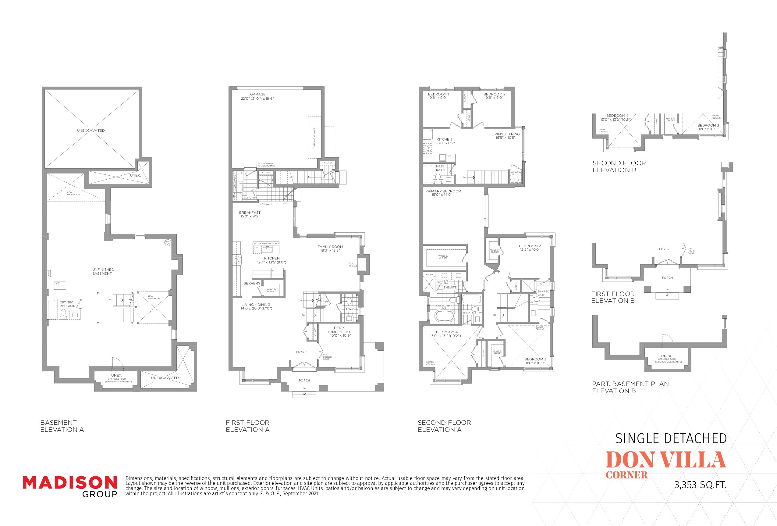 Don Villa Corner floor plan