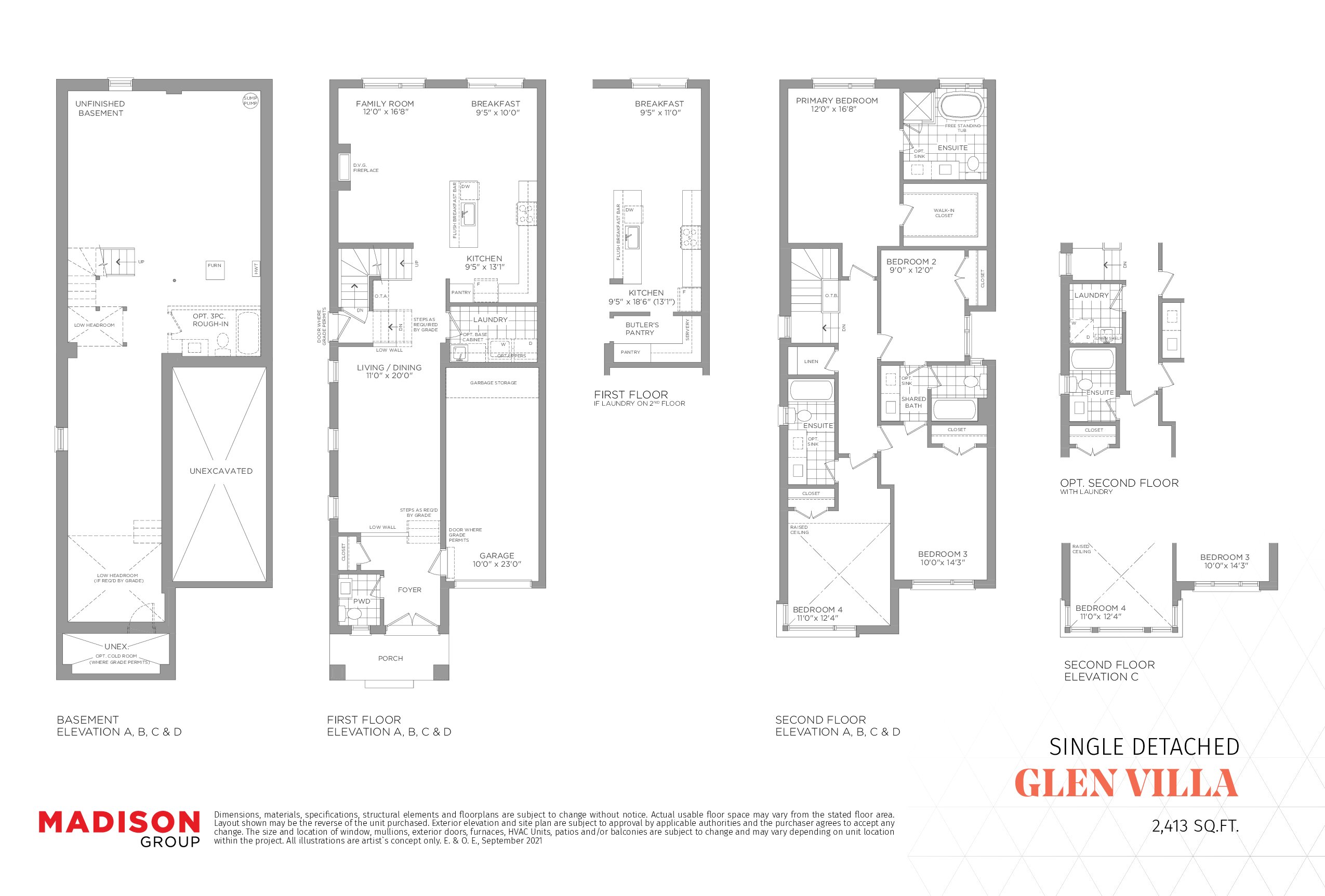 Glen Villa floor plan