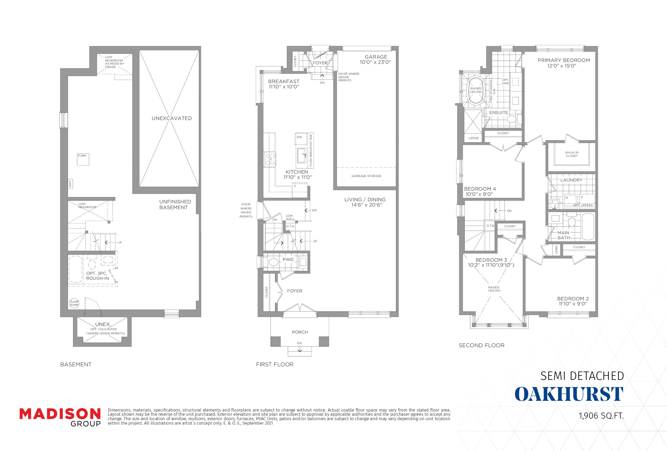 Oakhurst floor plan