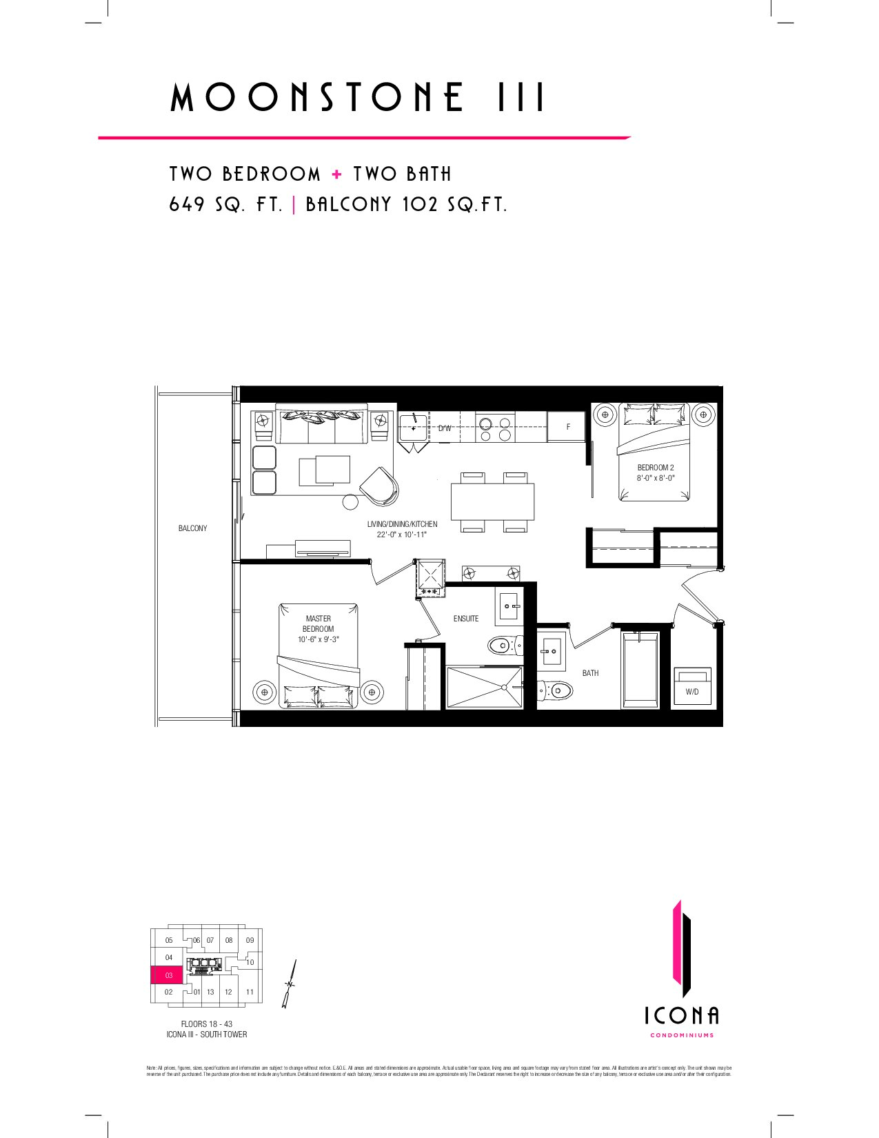 Moonstone III floor plan