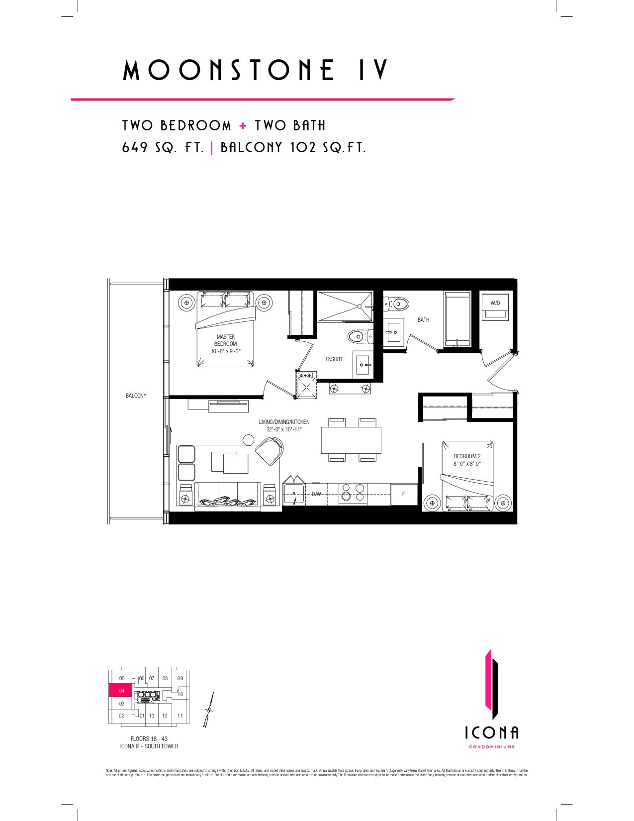 Moonstone IV floor plan