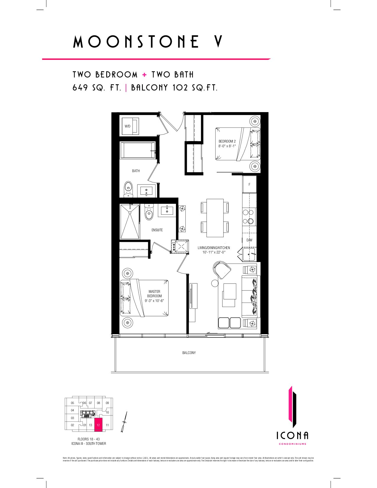 Moonstone V floor plan