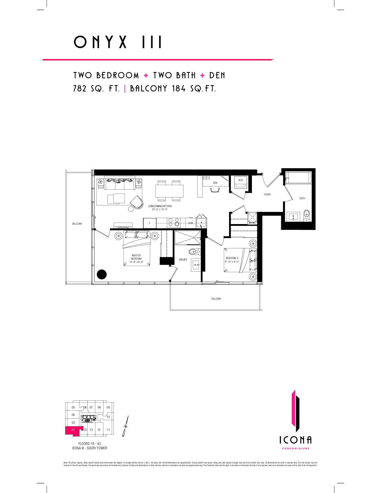 Onyx III floor plan