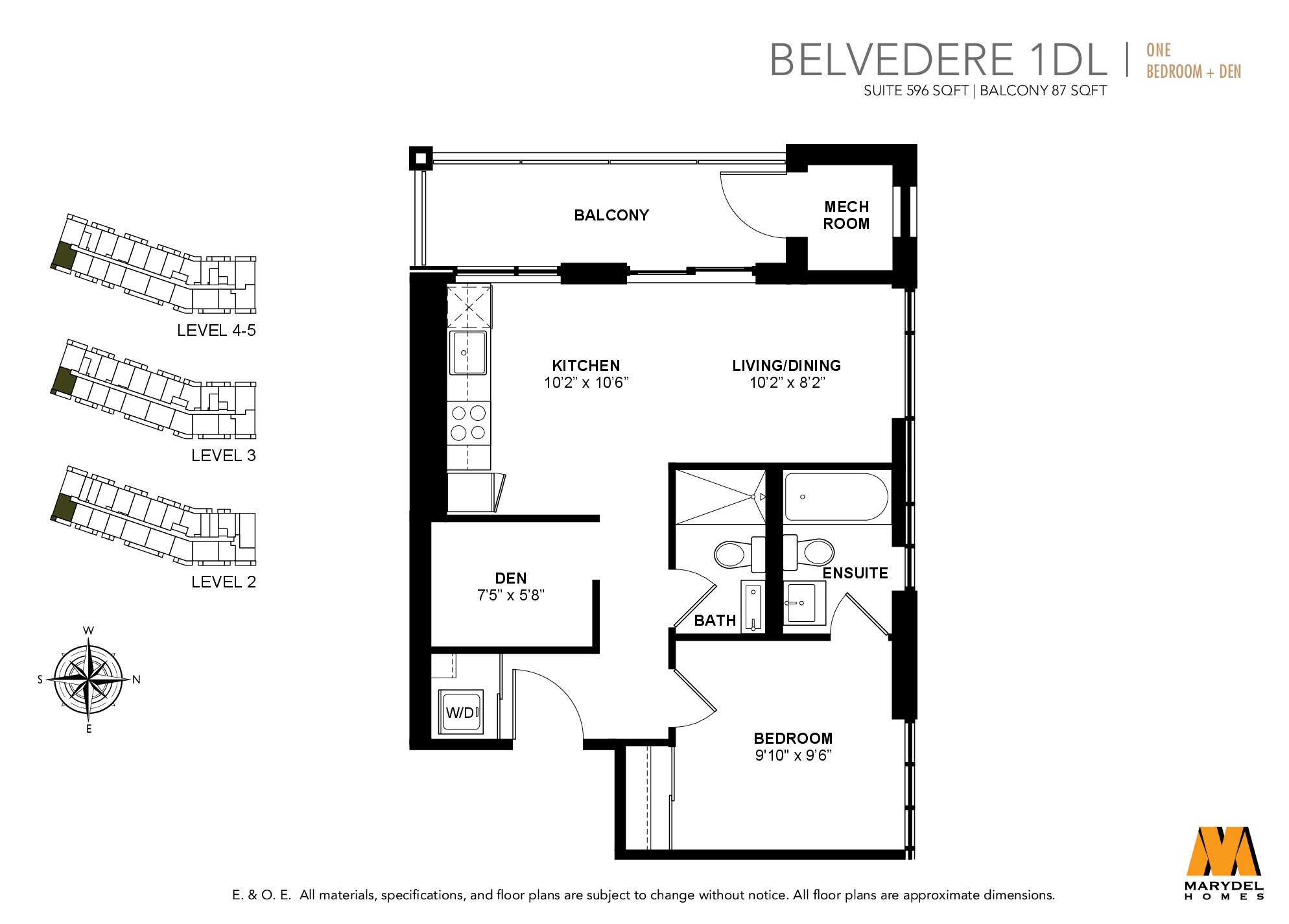 Belvedere 1DL floor plan