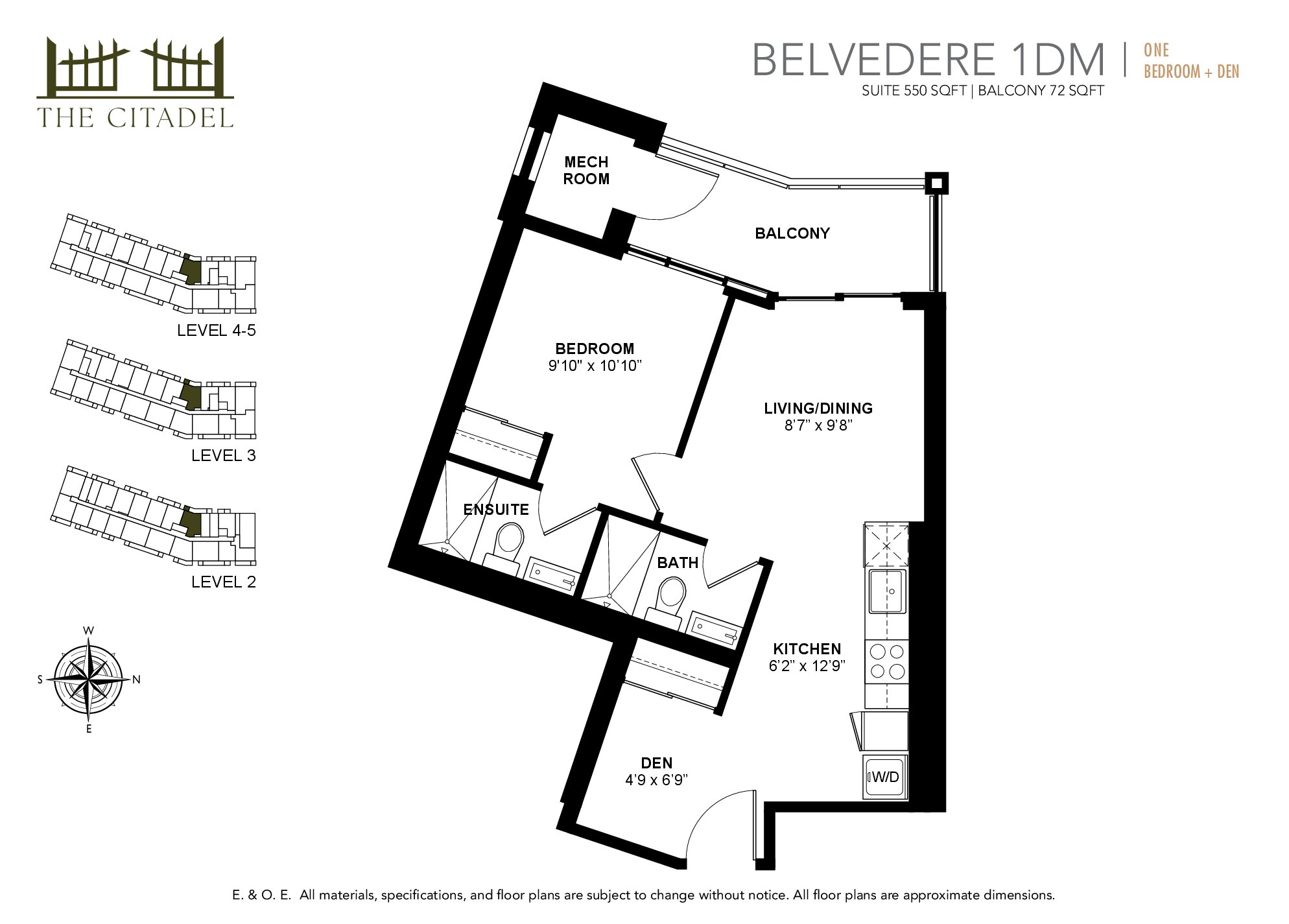 Belvedere 1DM floor plan