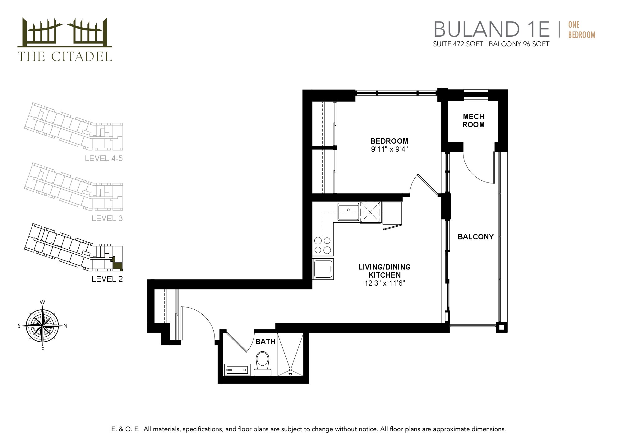 Buland 1E floor plan