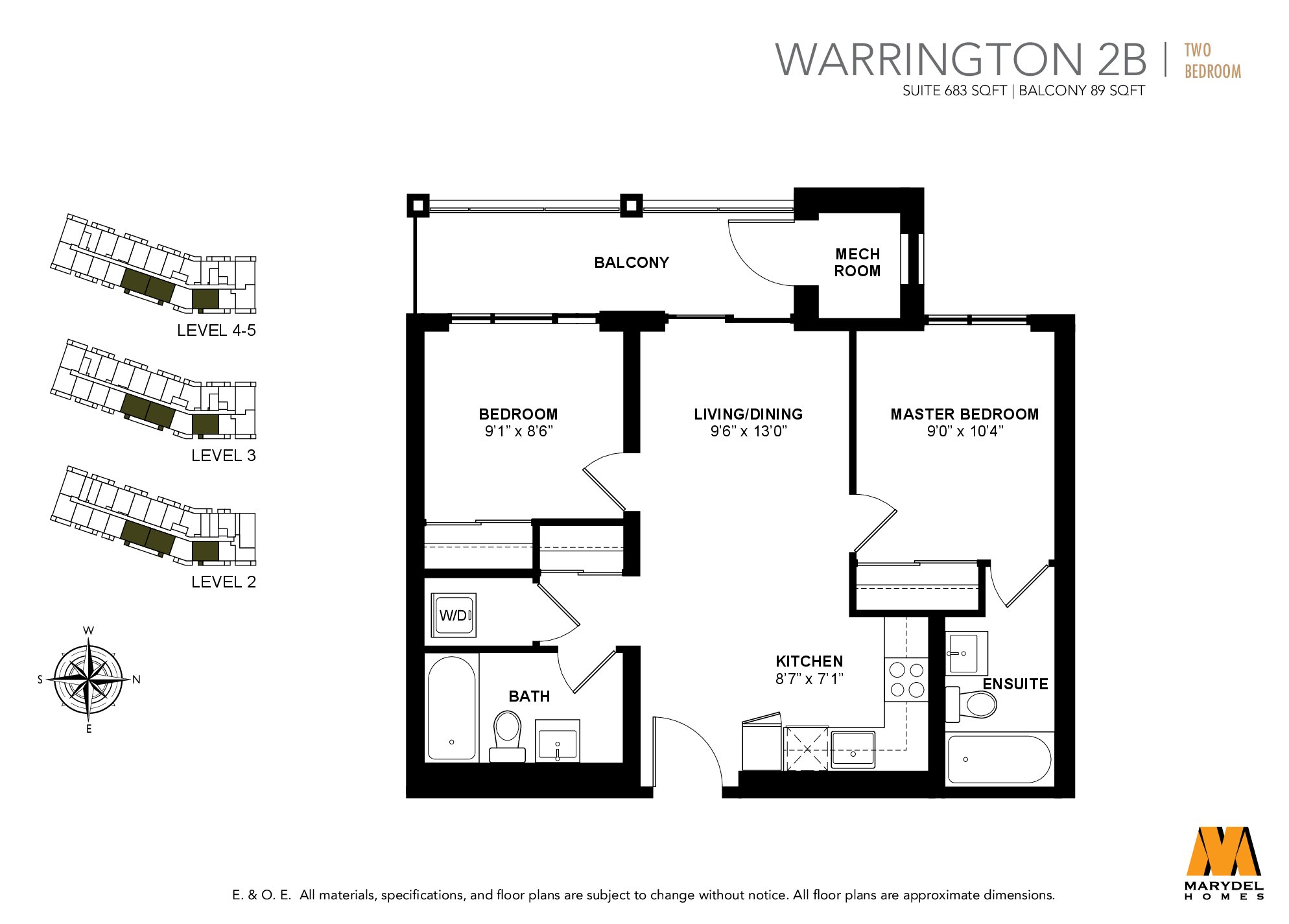 Warrington 2B floor plan