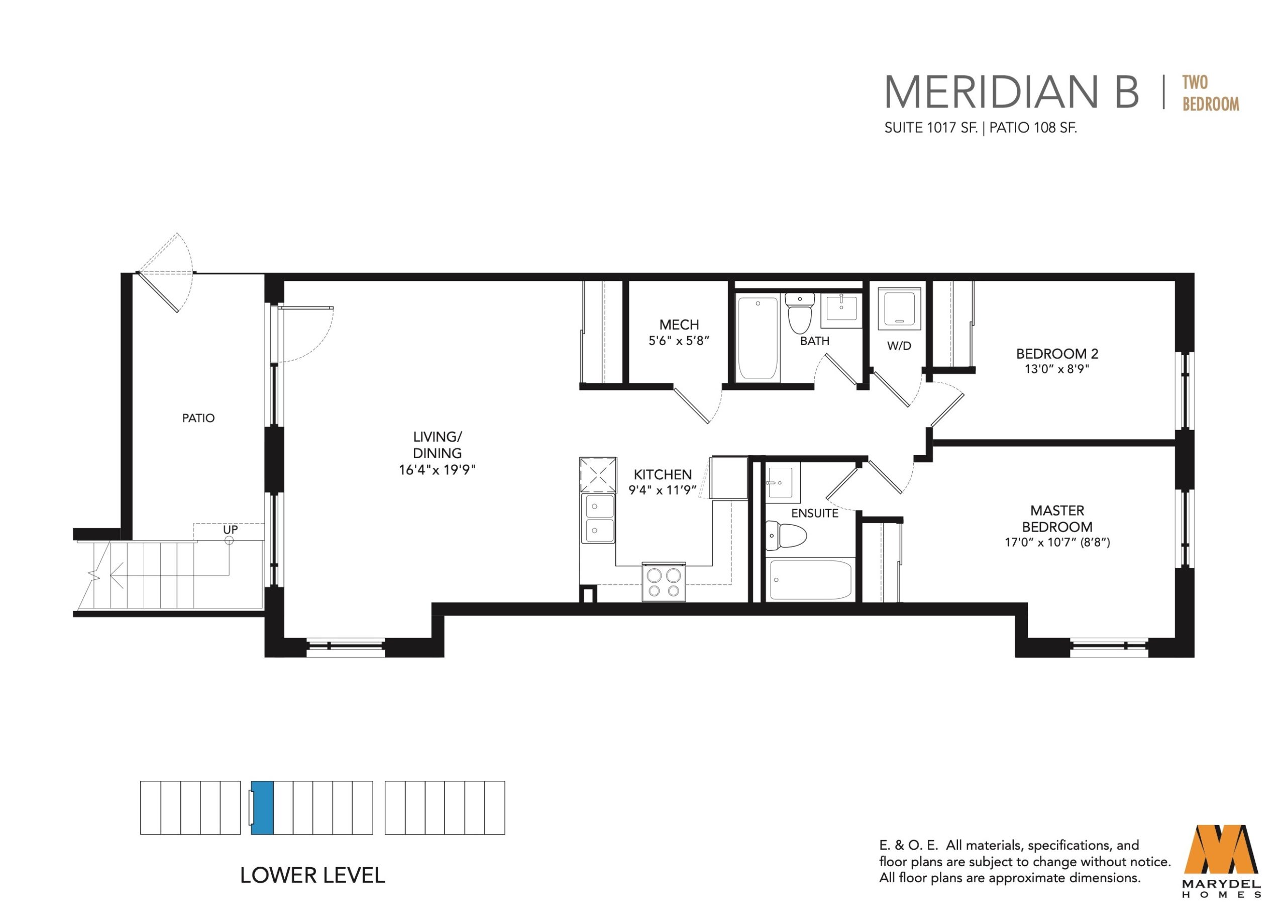 Meridian B floor plan