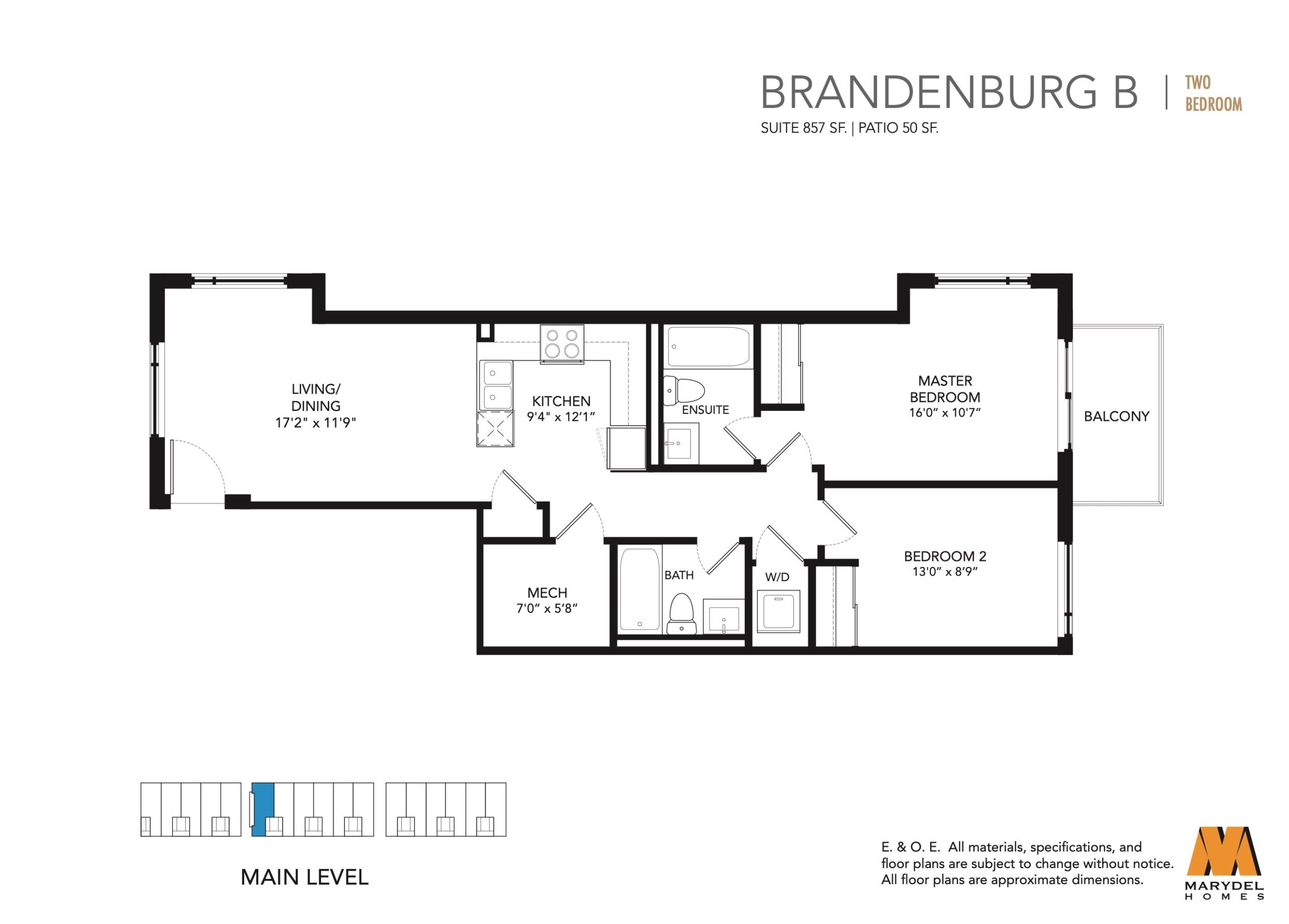 Brandenburg B floor plan