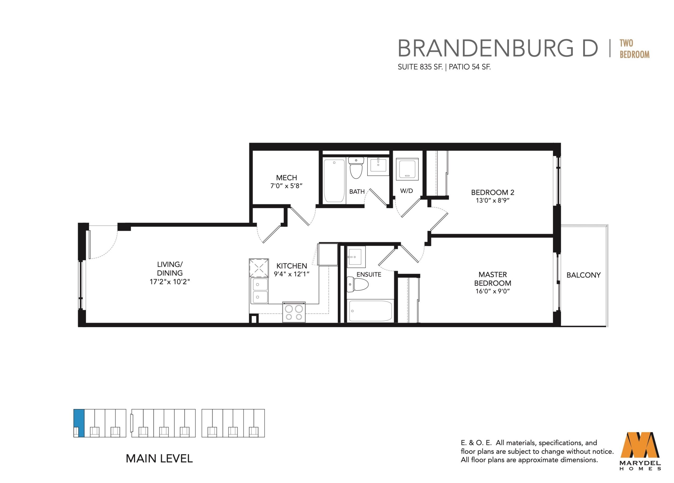 Brandenburg D floor plan