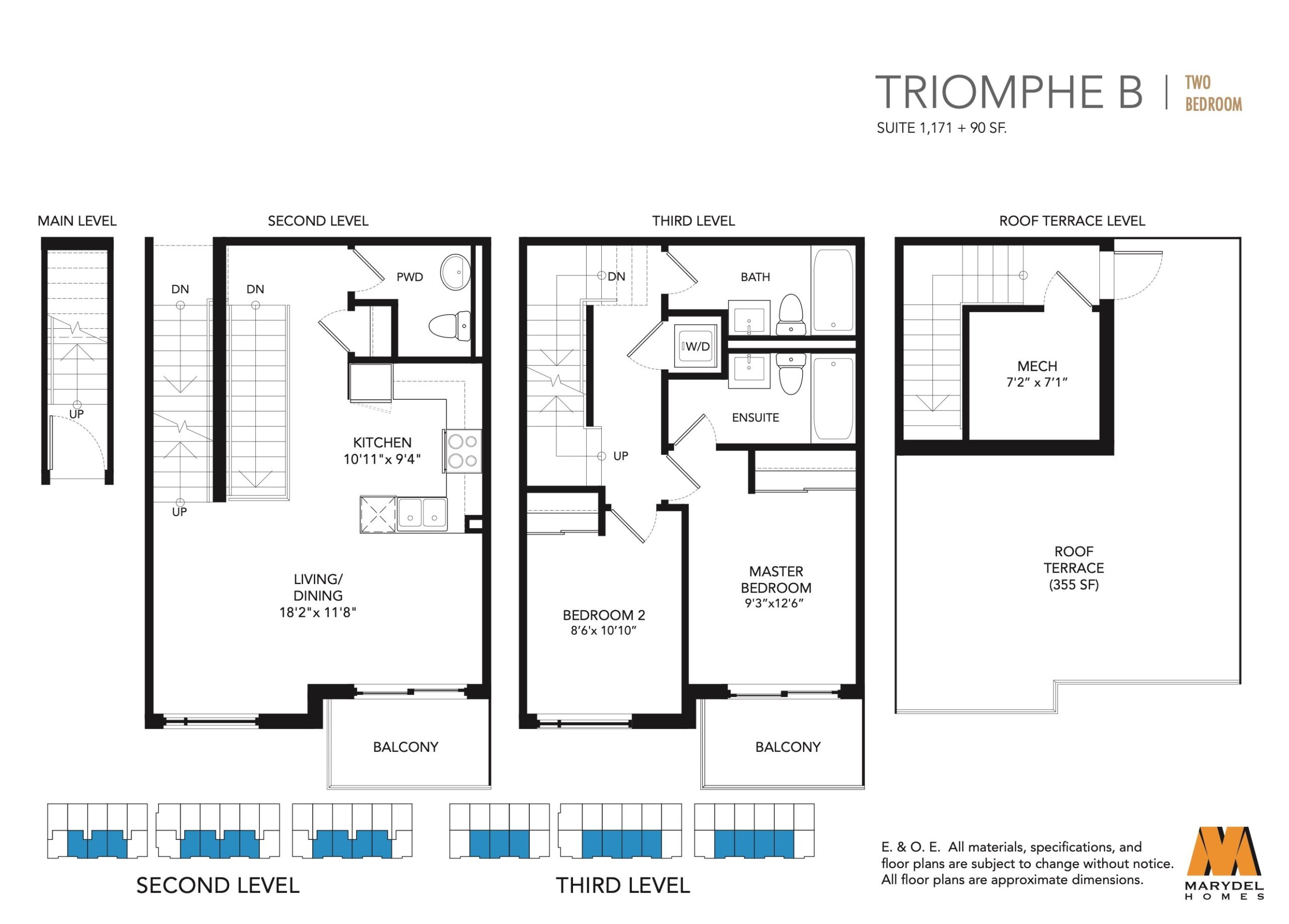 Triomphe B floor plan