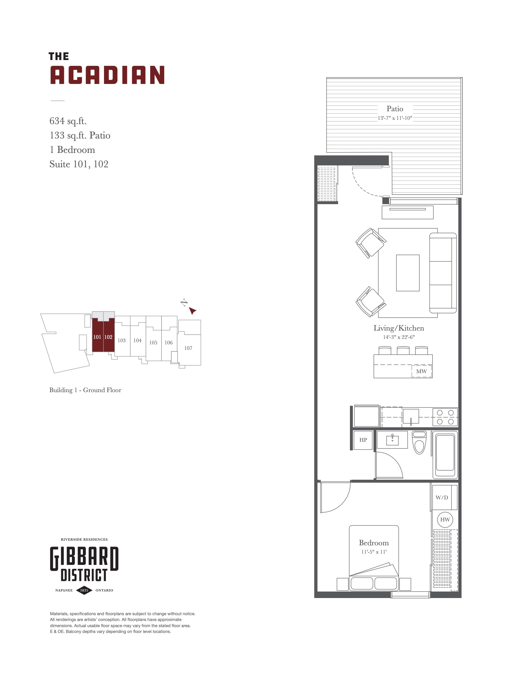 The Acadian floor plan