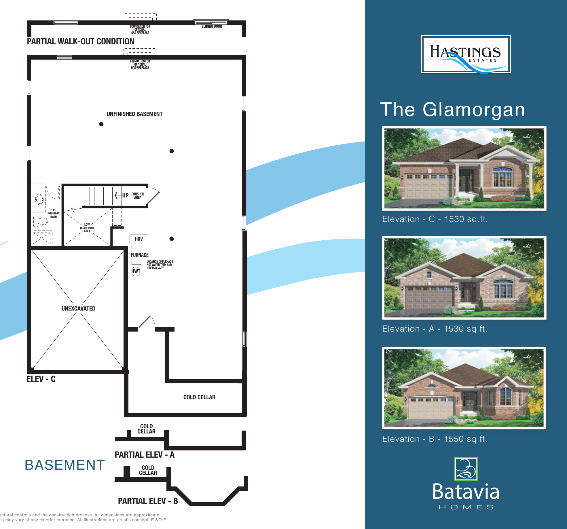 Glamorgan (50') floor plan