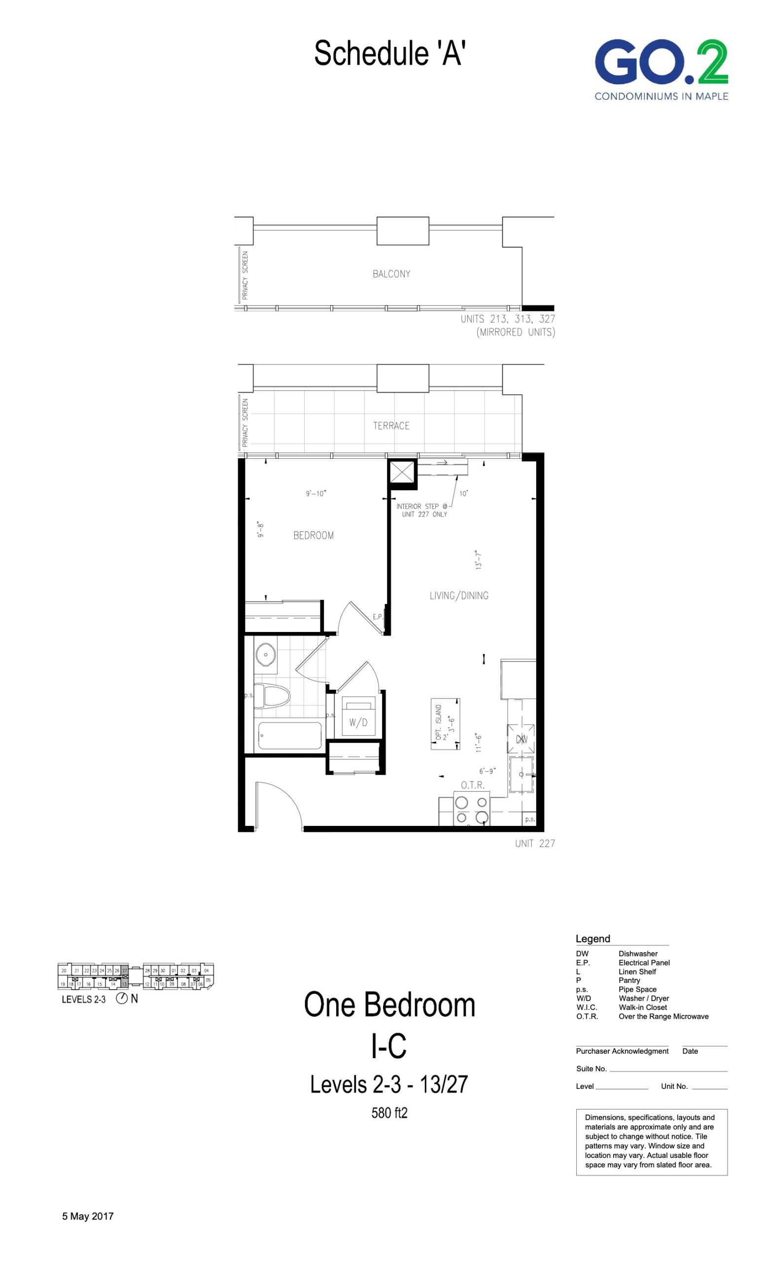 1-C floor plan