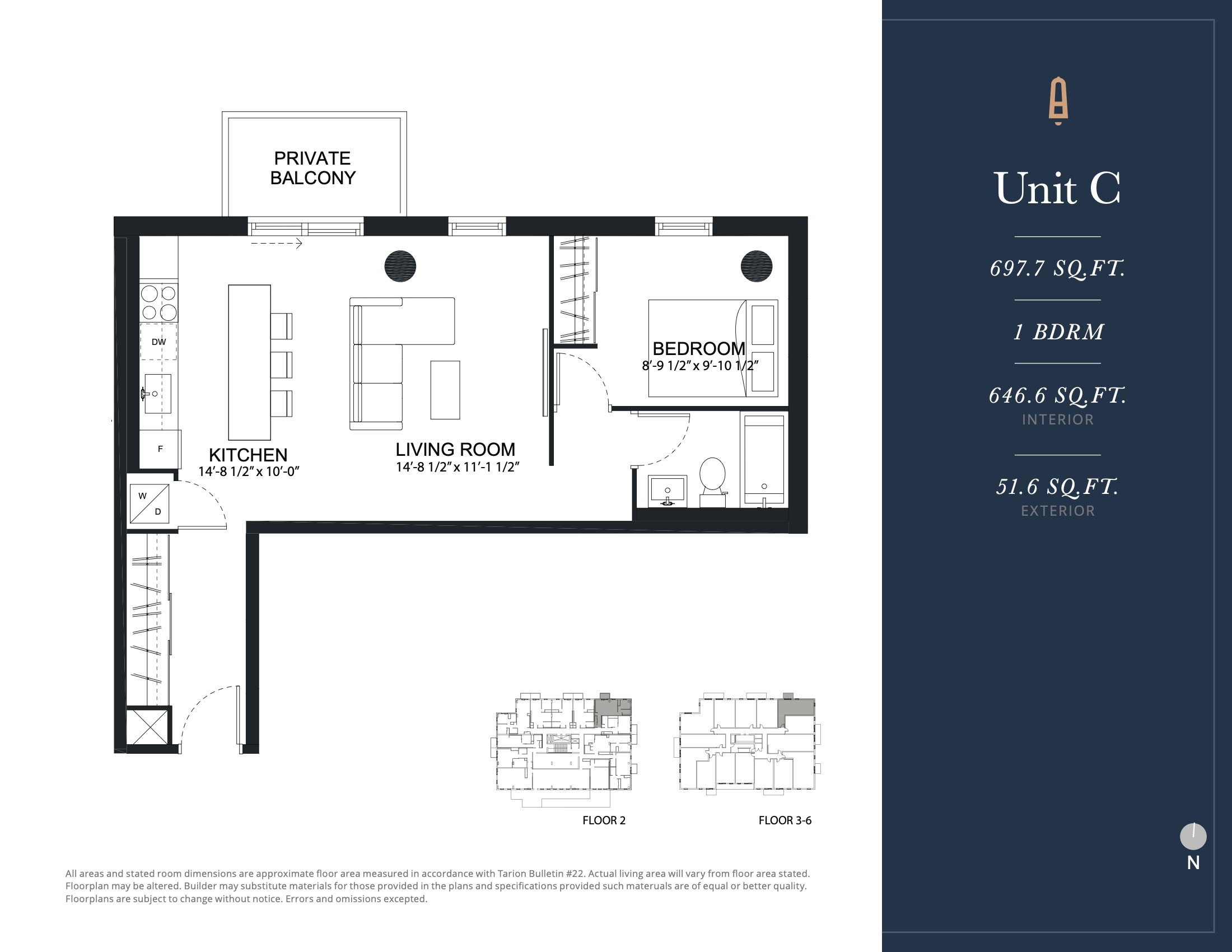 Unit C floor plan