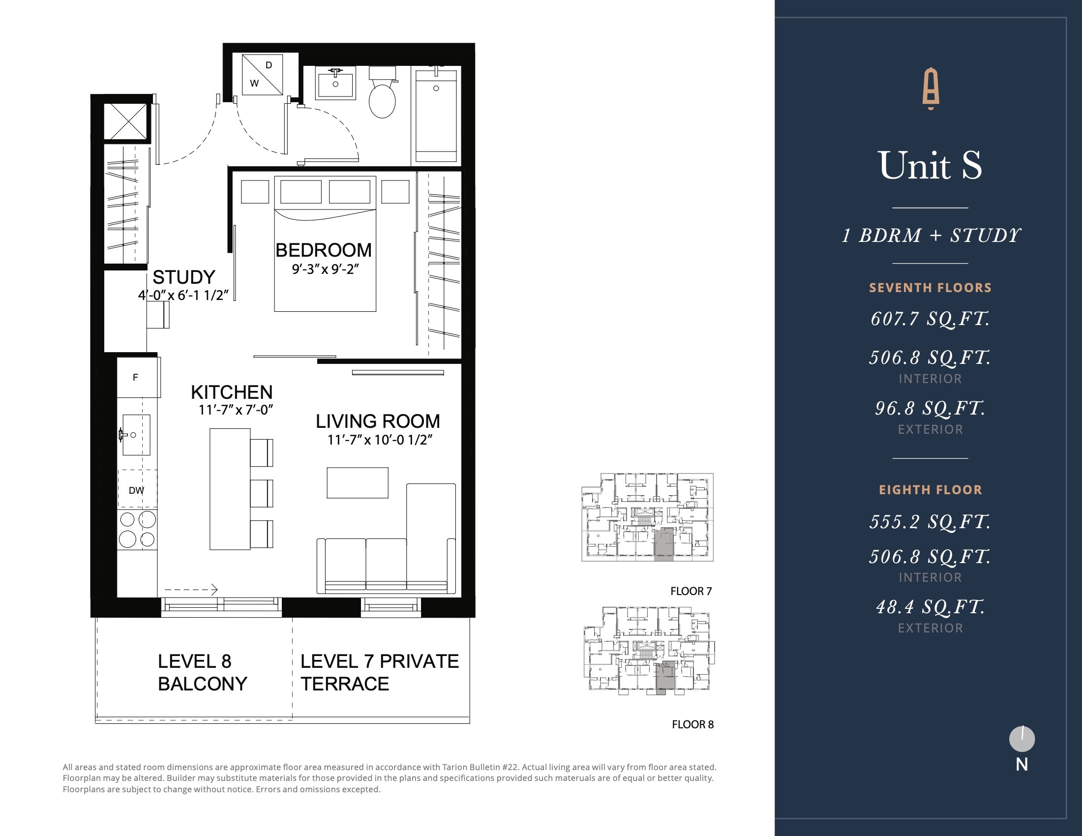 Unit S floor plan