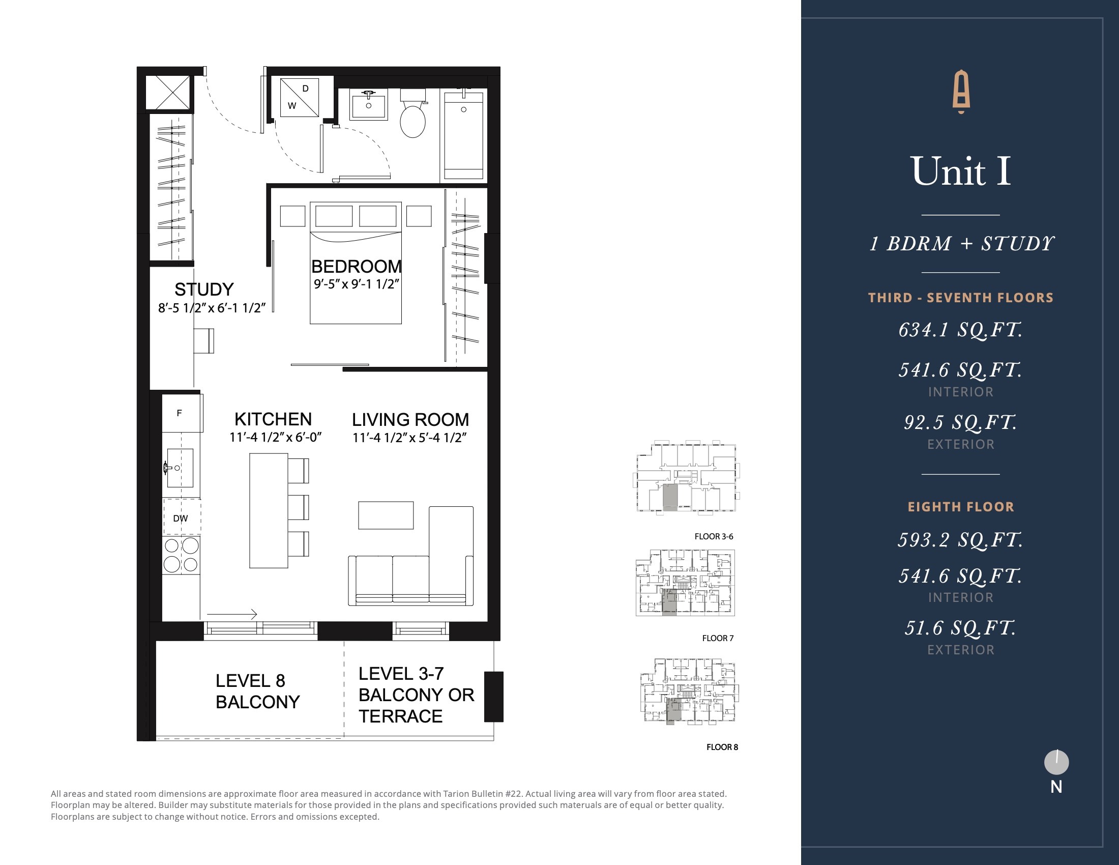 Unit I floor plan