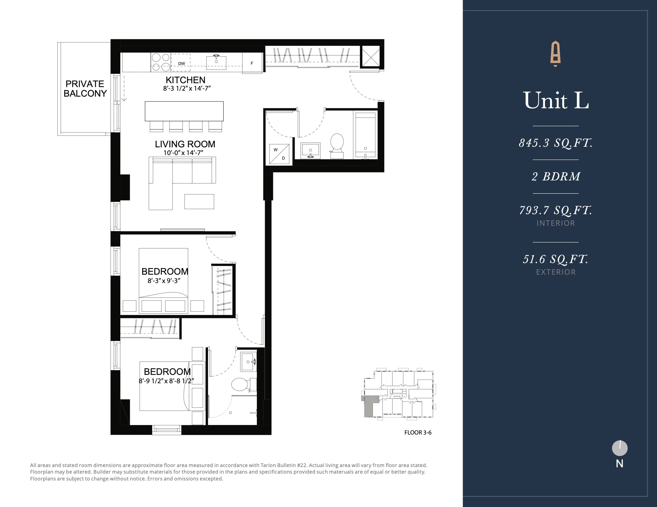 Unit L floor plan