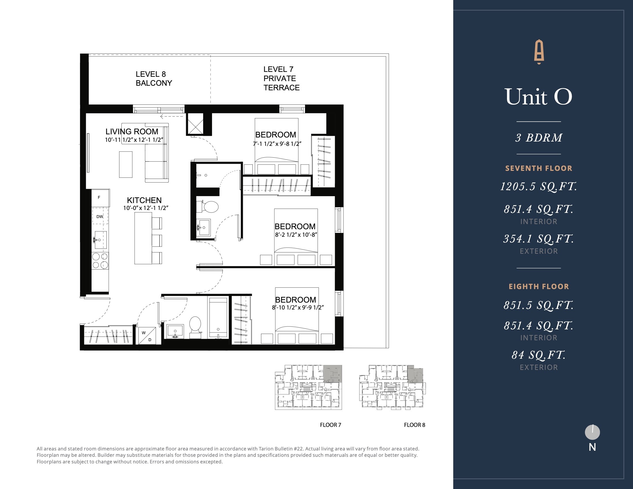 Unit O floor plan