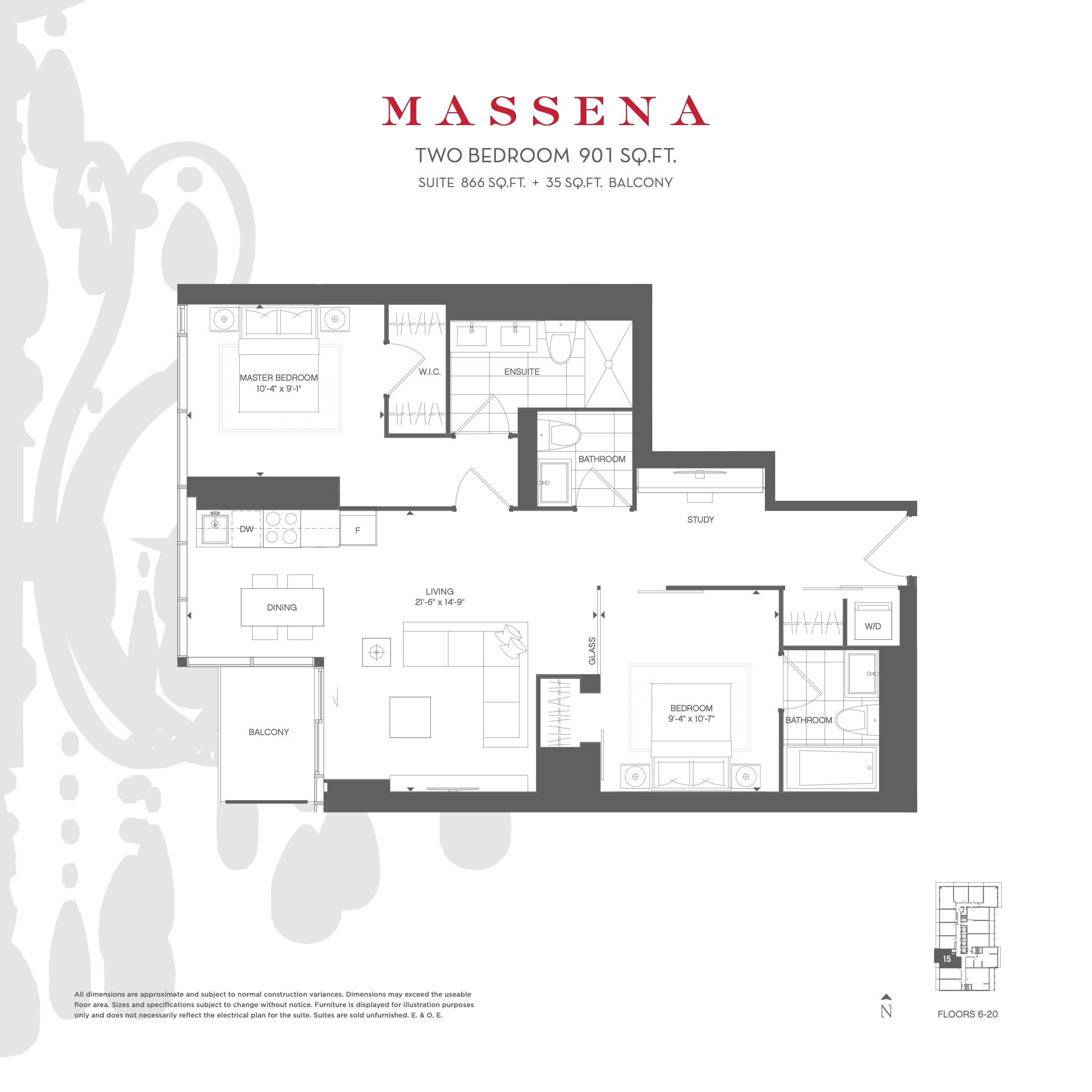 Massena floor plan