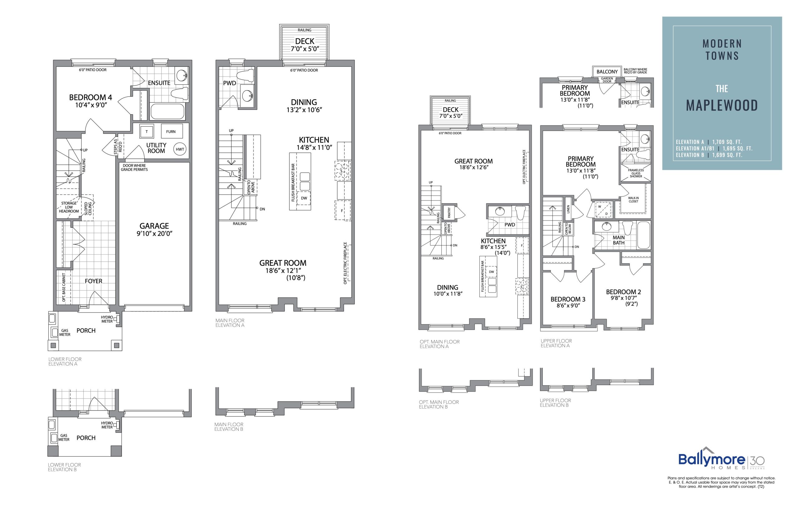 The Maplewood floor plan