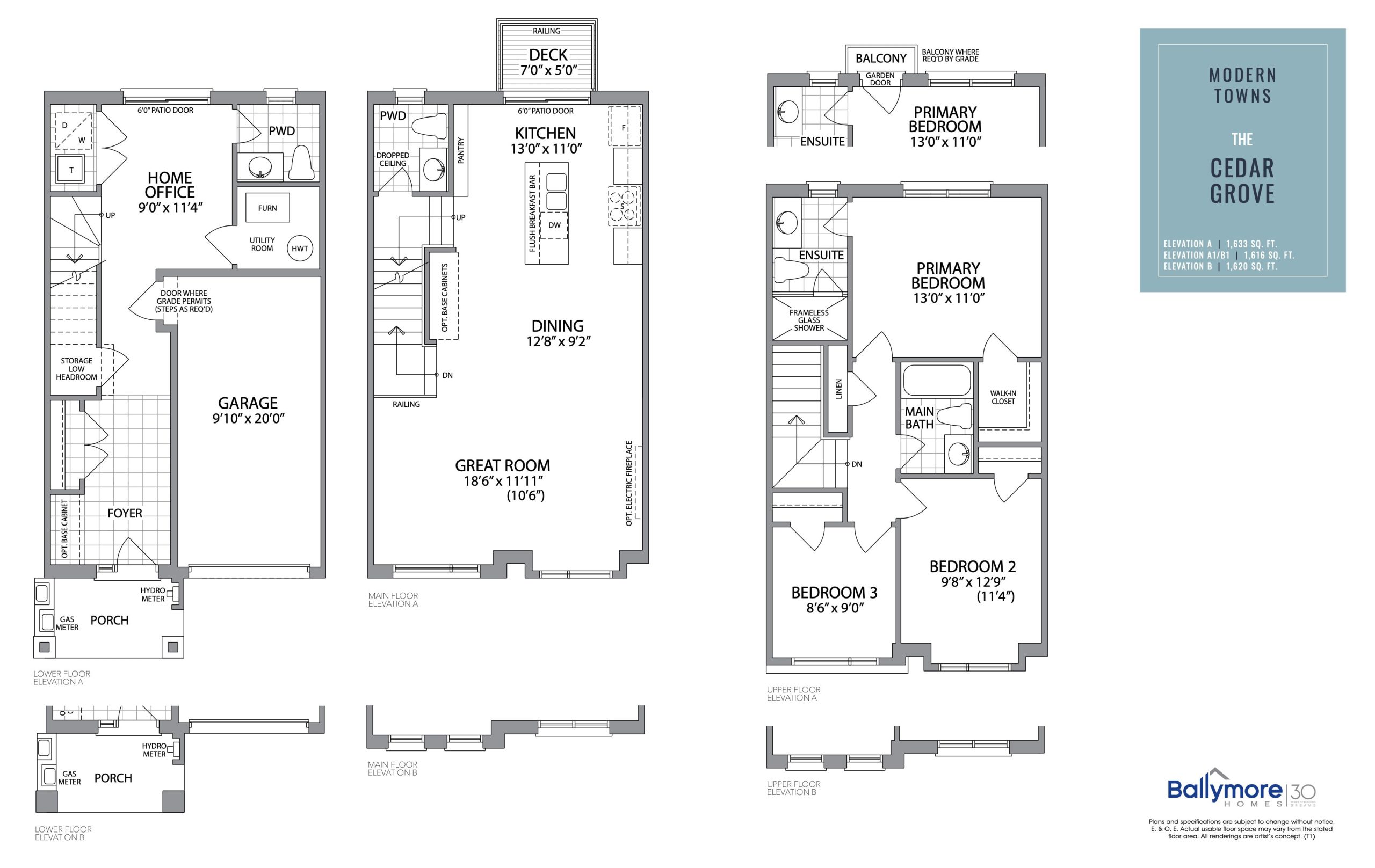 The Cedar Grove floor plan