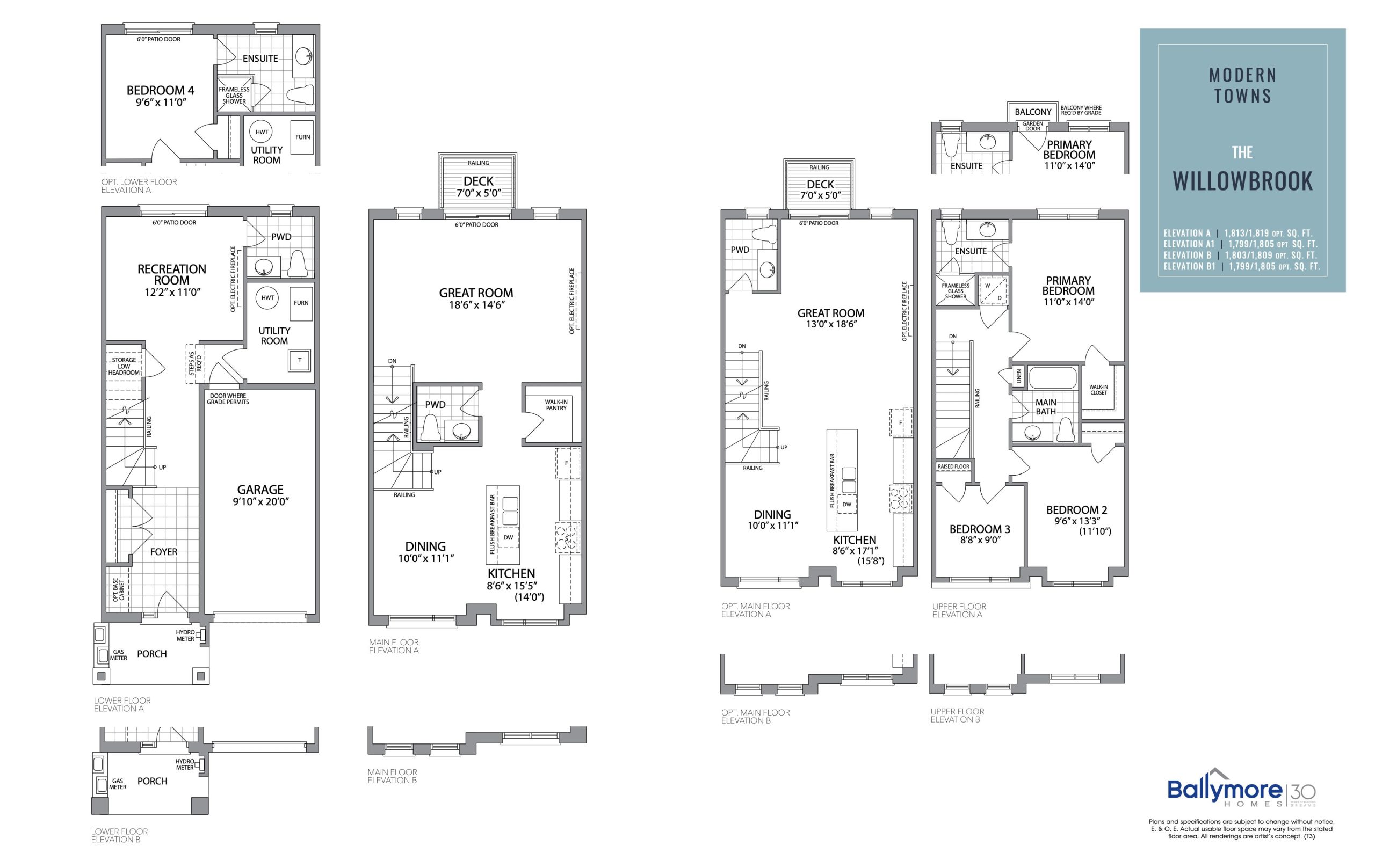 The Willowbrook floor plan