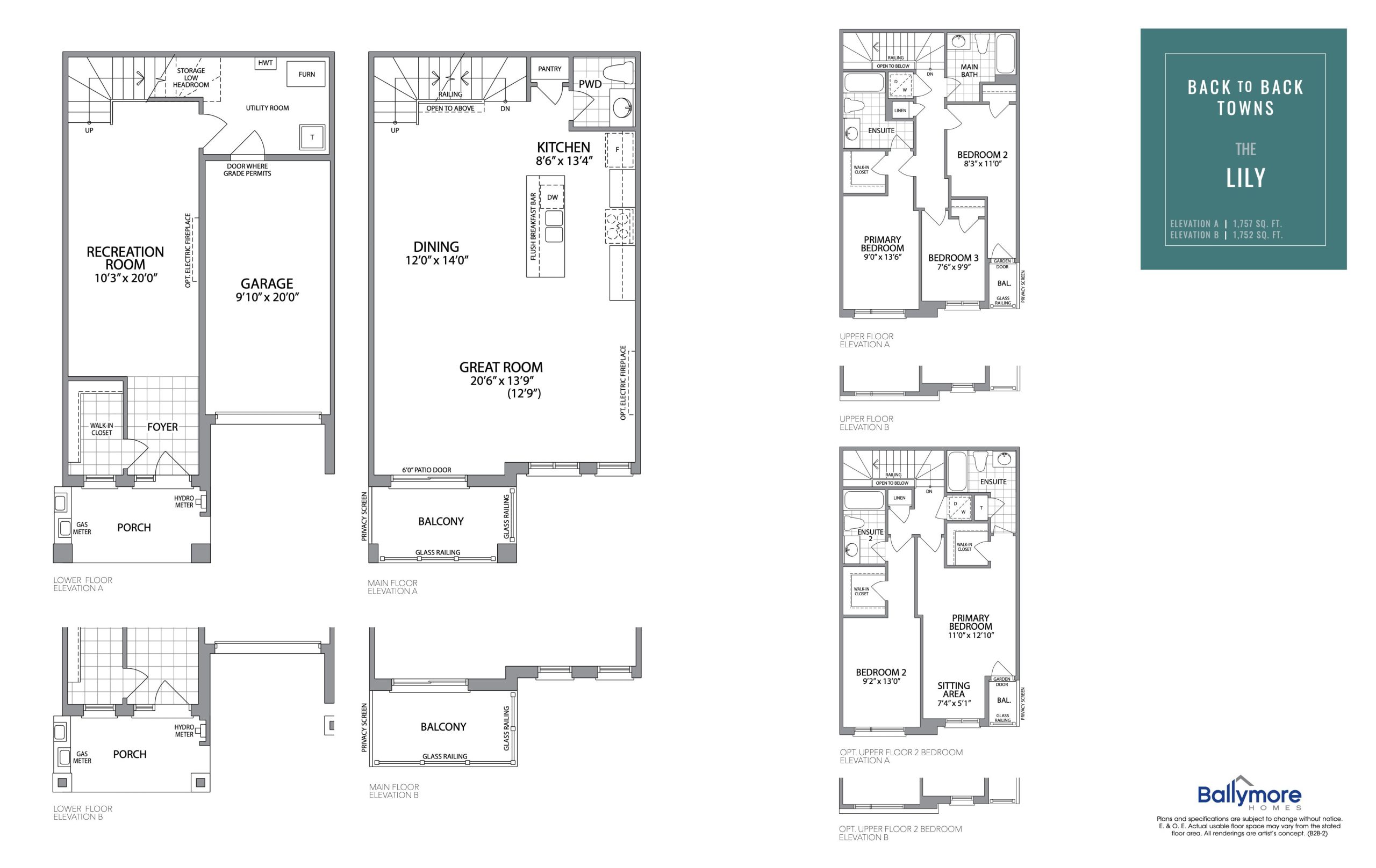 The Lily floor plan