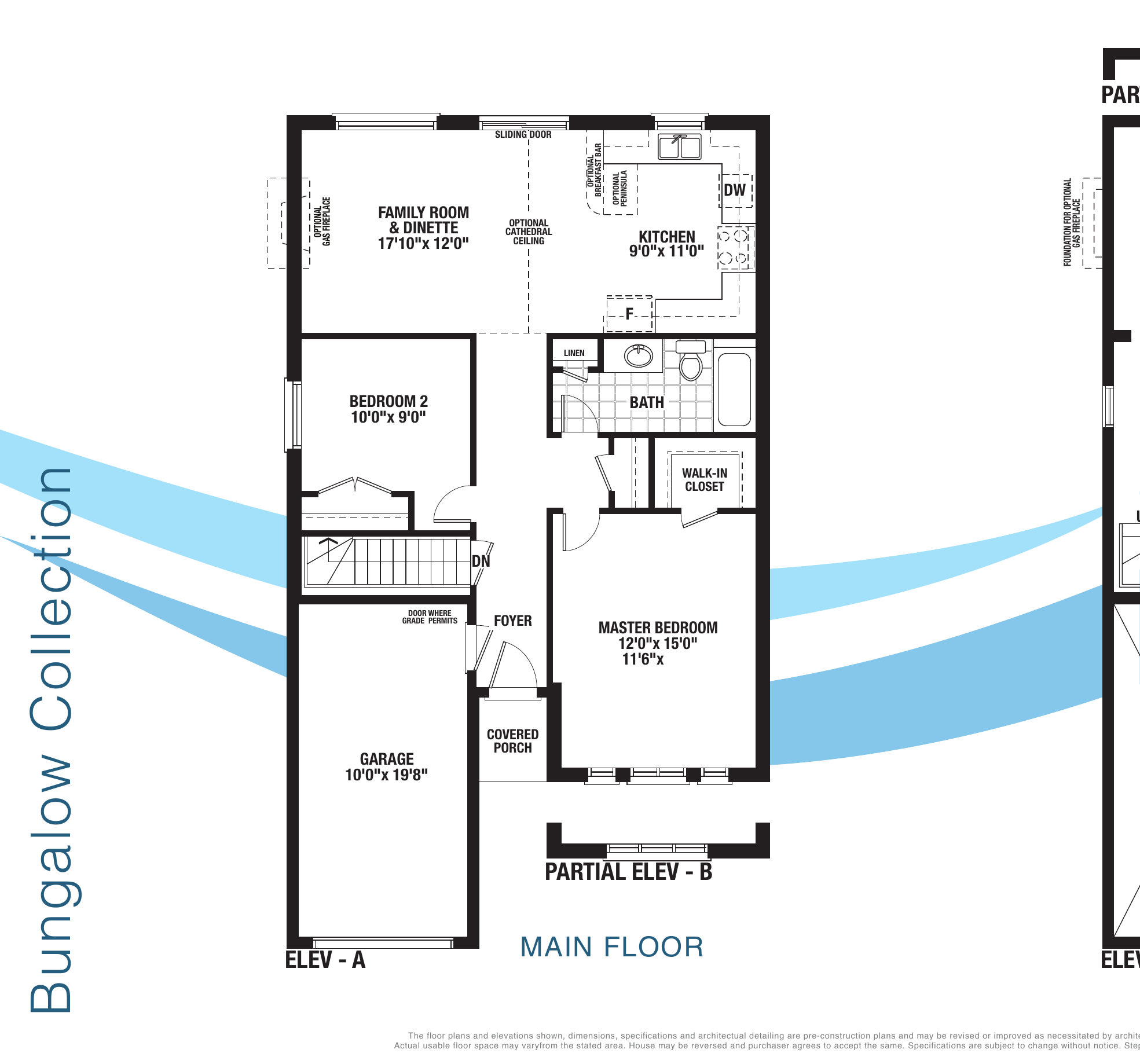 Kent (44') floor plan