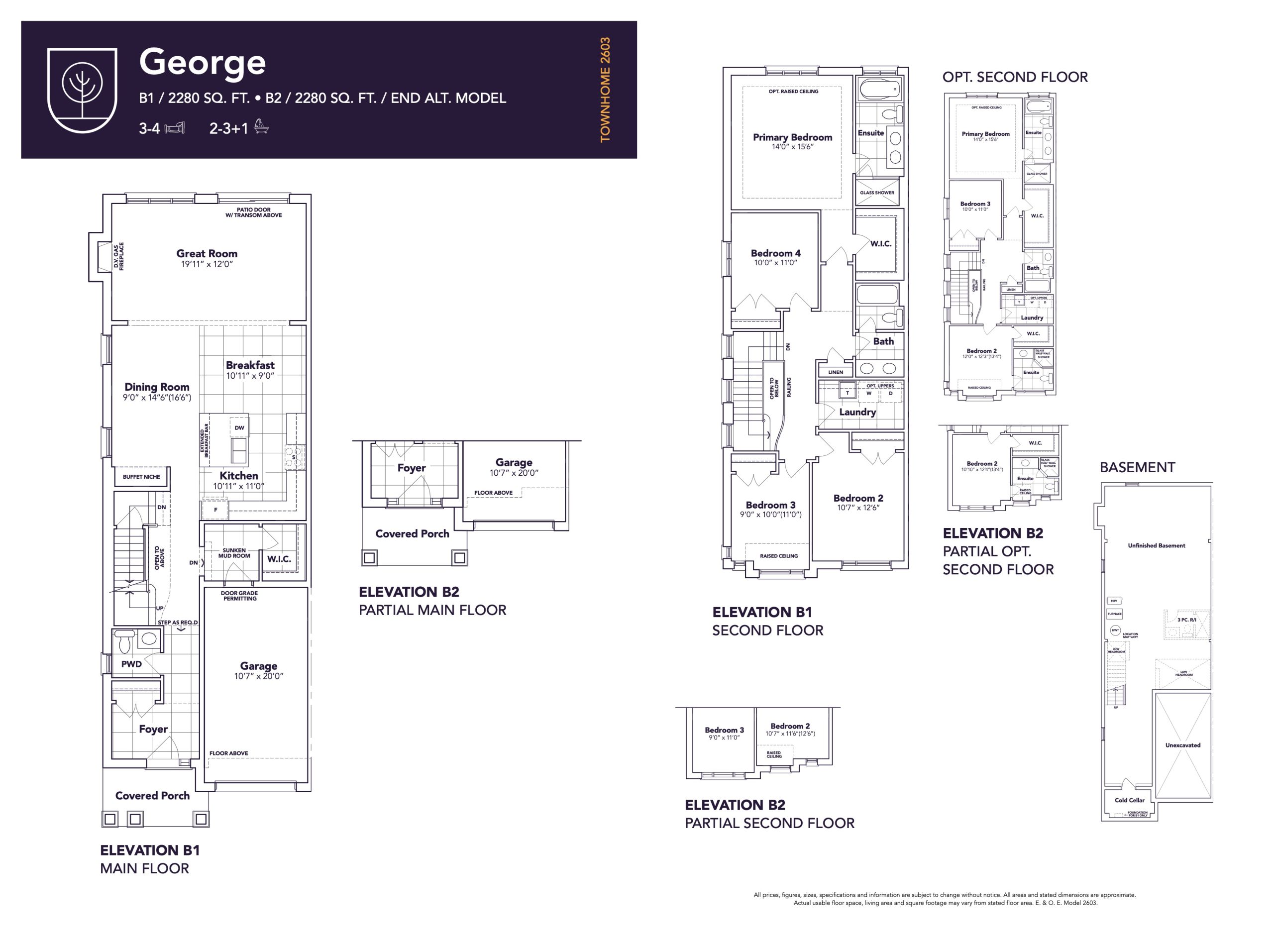 George floor plan