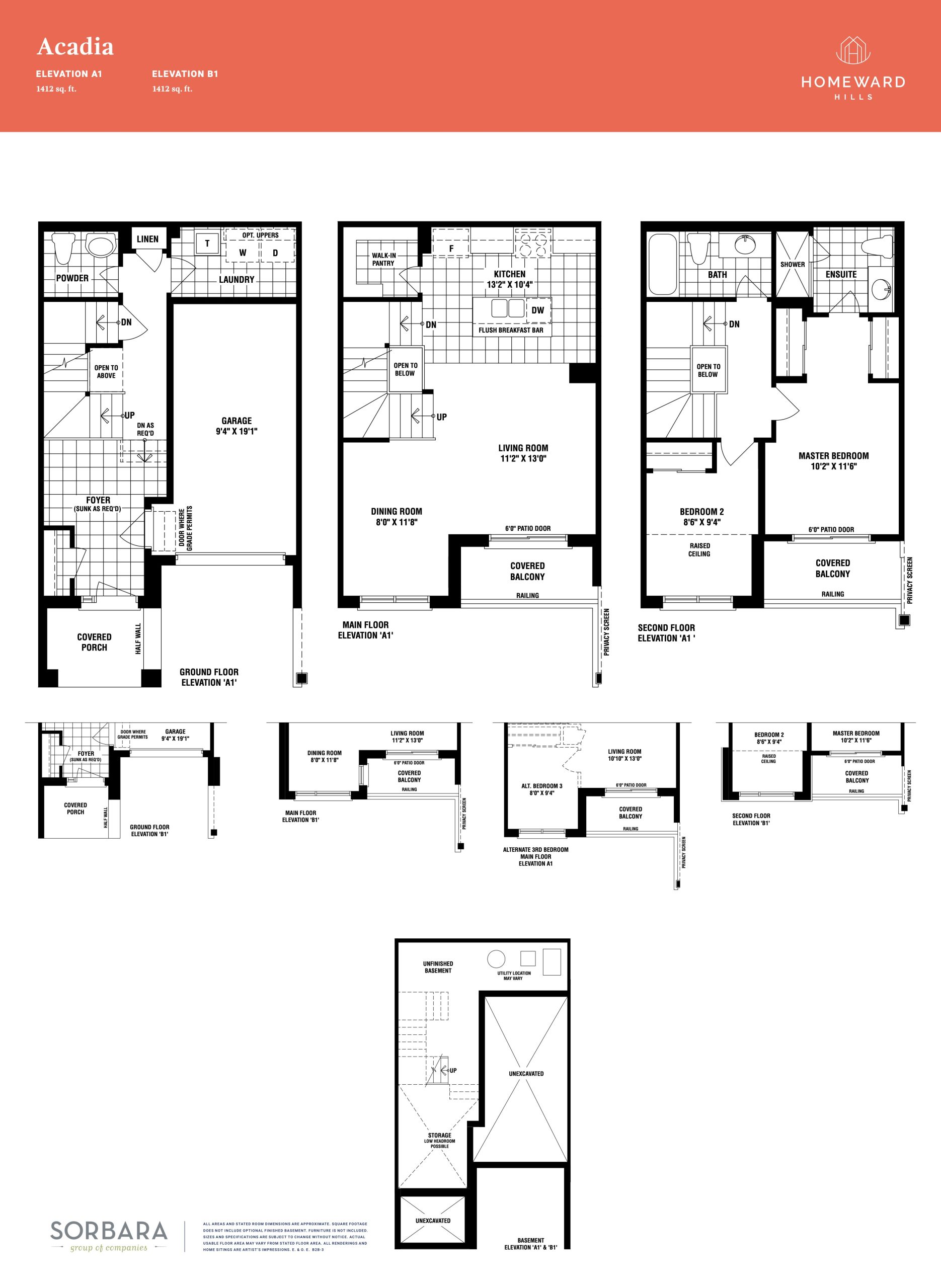 Acadia floor plan