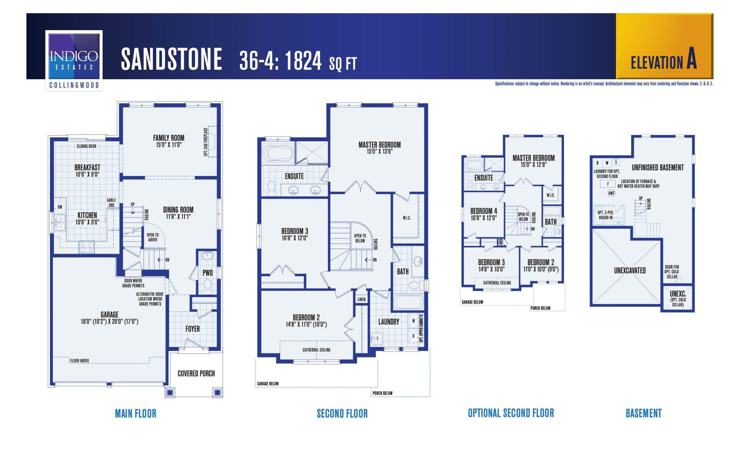 Sandstone (Elevation A) floor plan