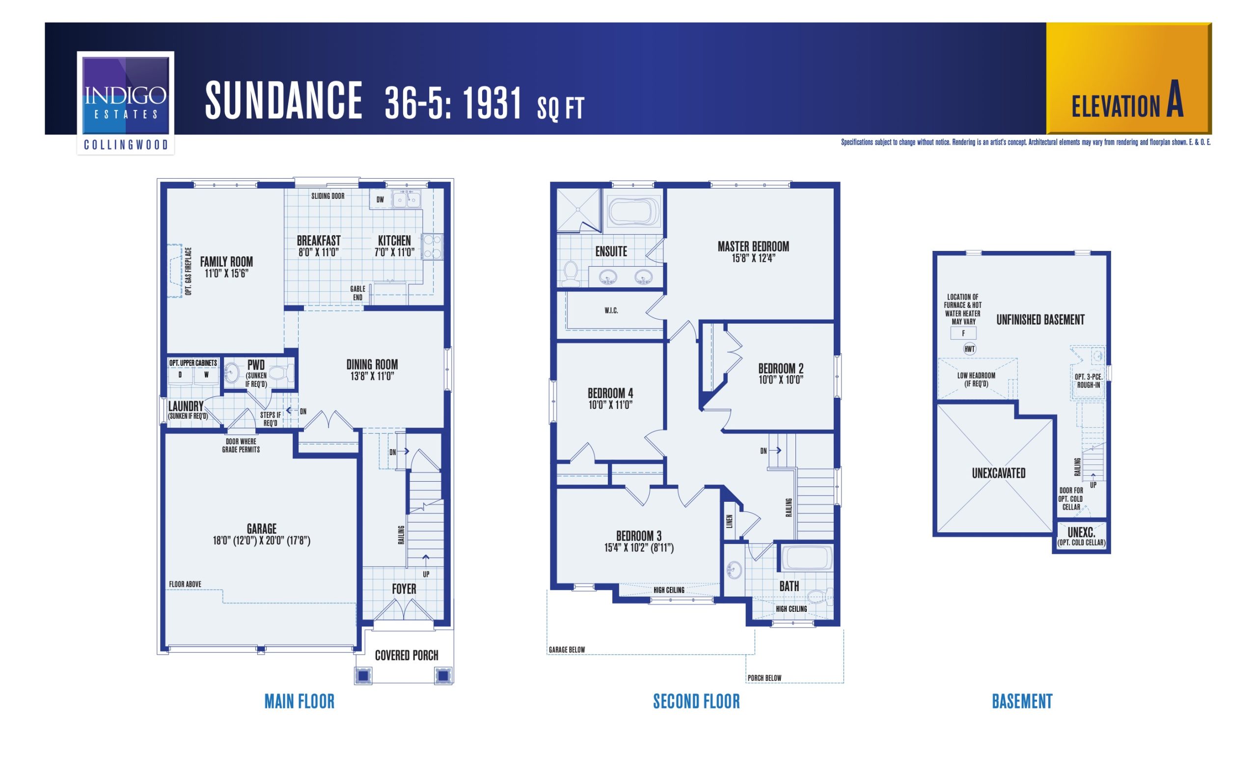 Sundance (Elevation A) floor plan