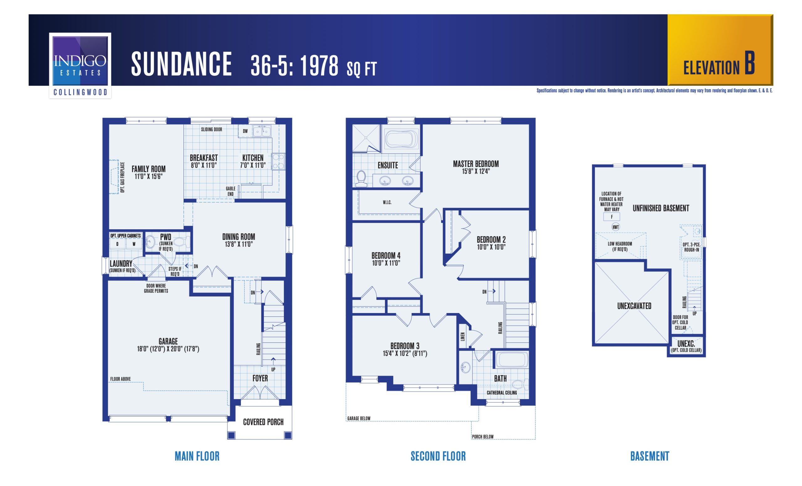 Sundance (Elevation B) floor plan