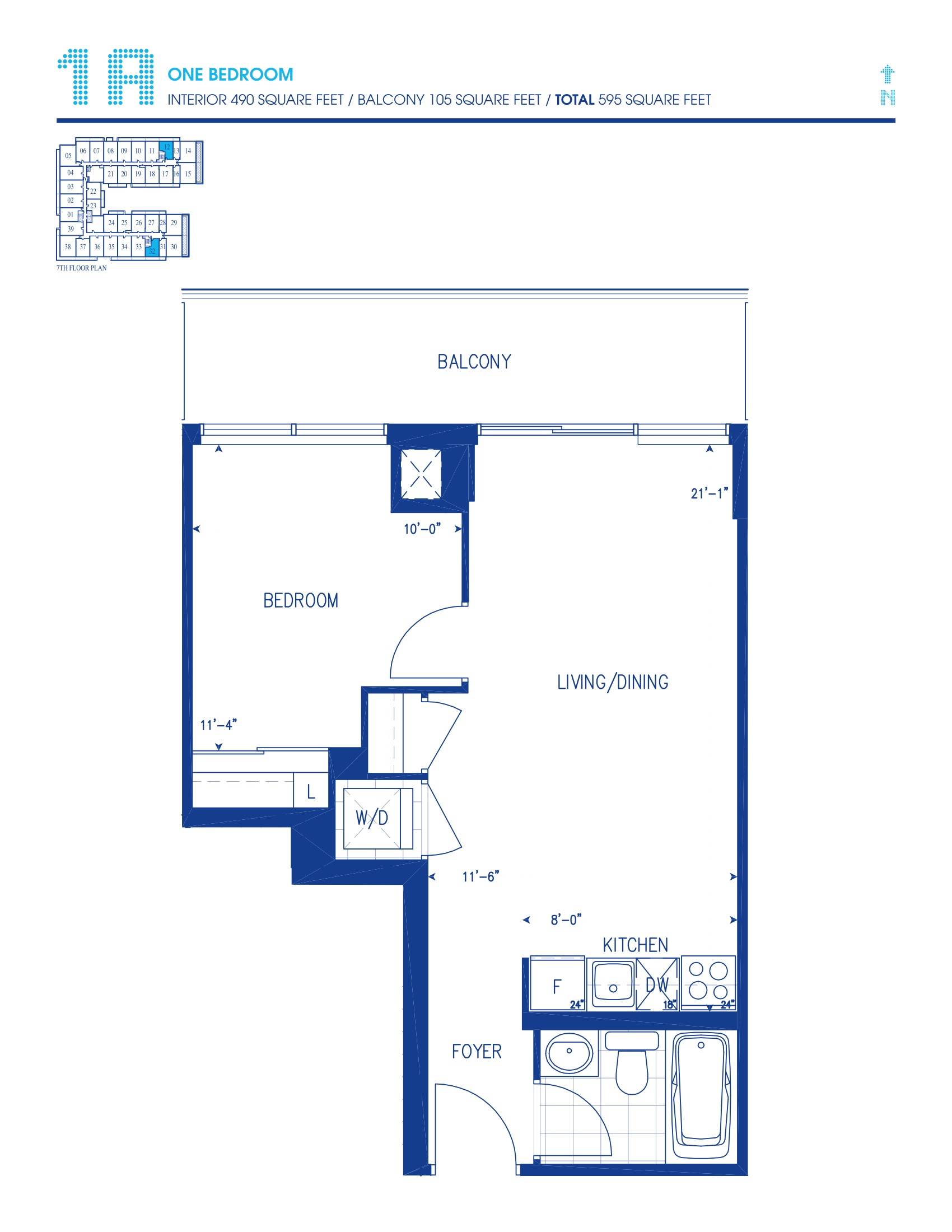 1A floor plan