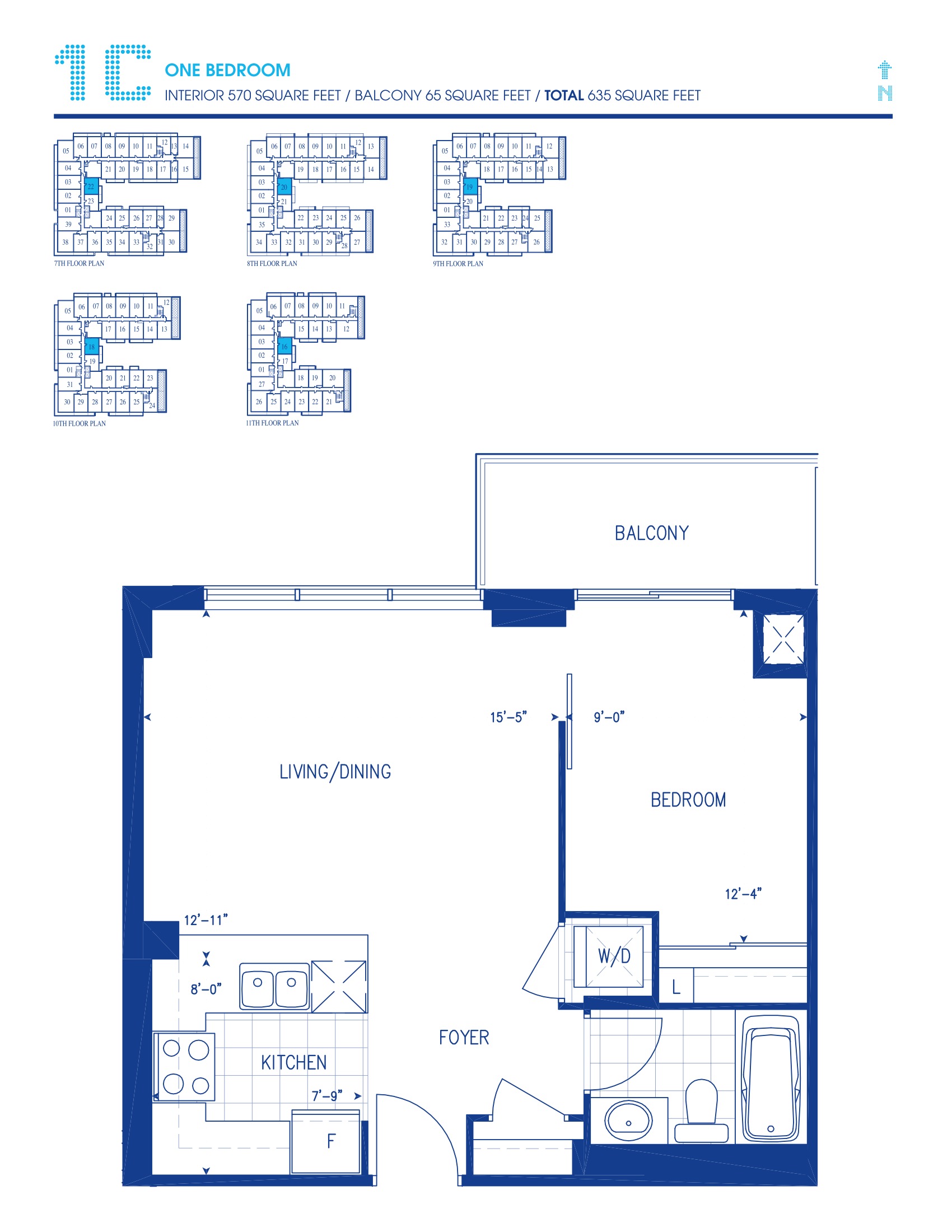 1C floor plan