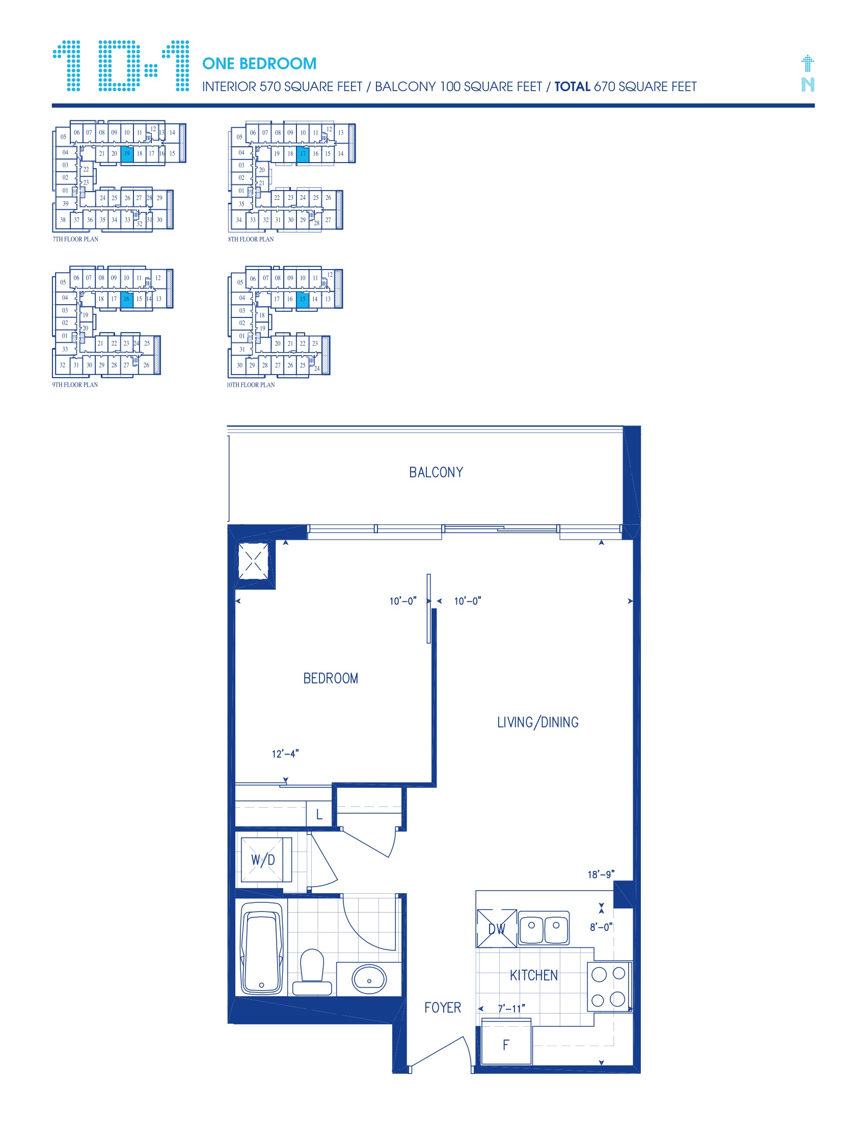 1D-1 floor plan