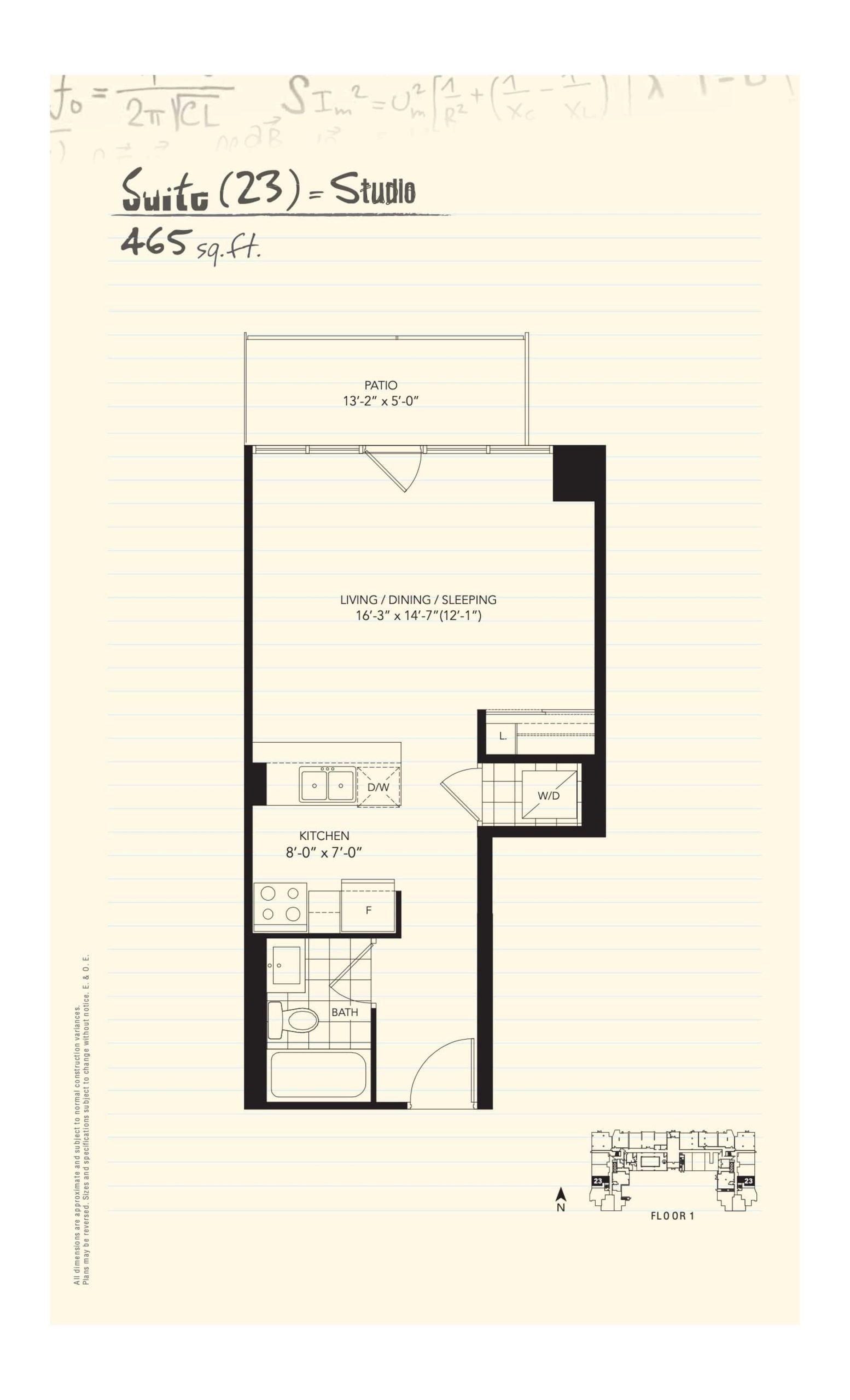 Suite 23 floor plan