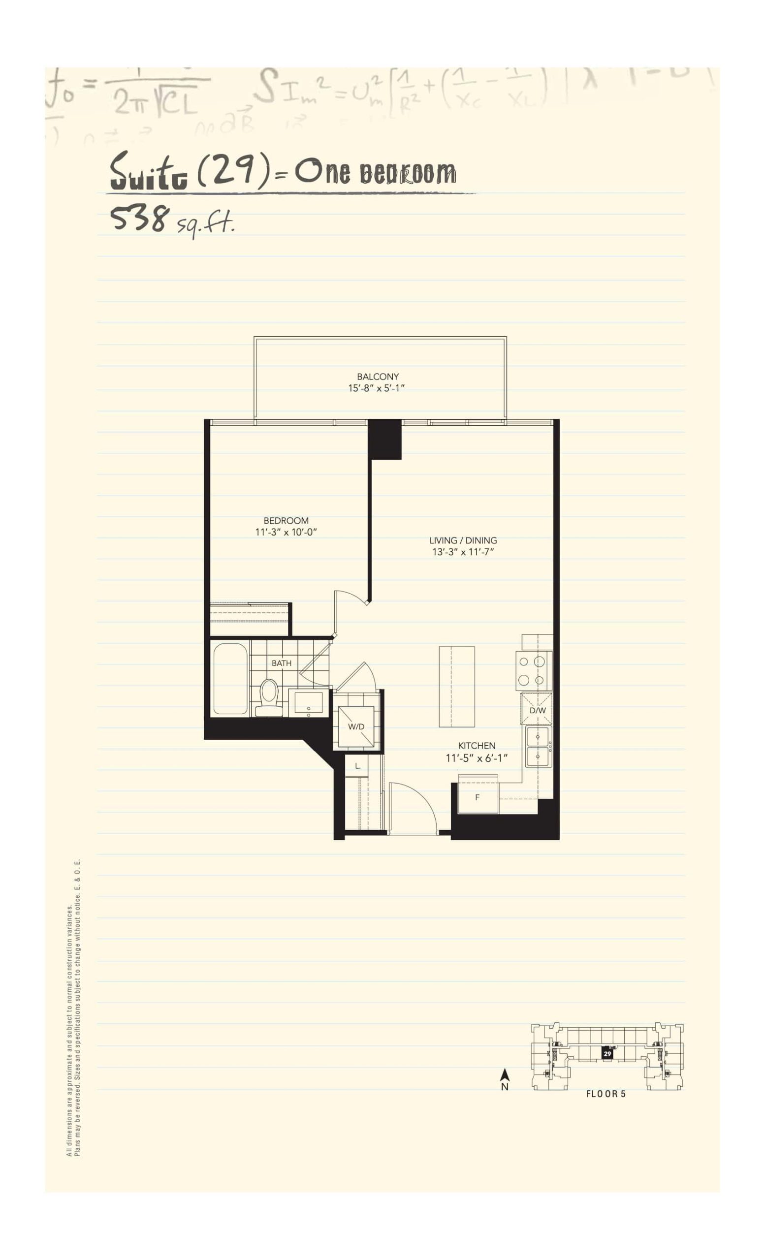 Suite 29 floor plan