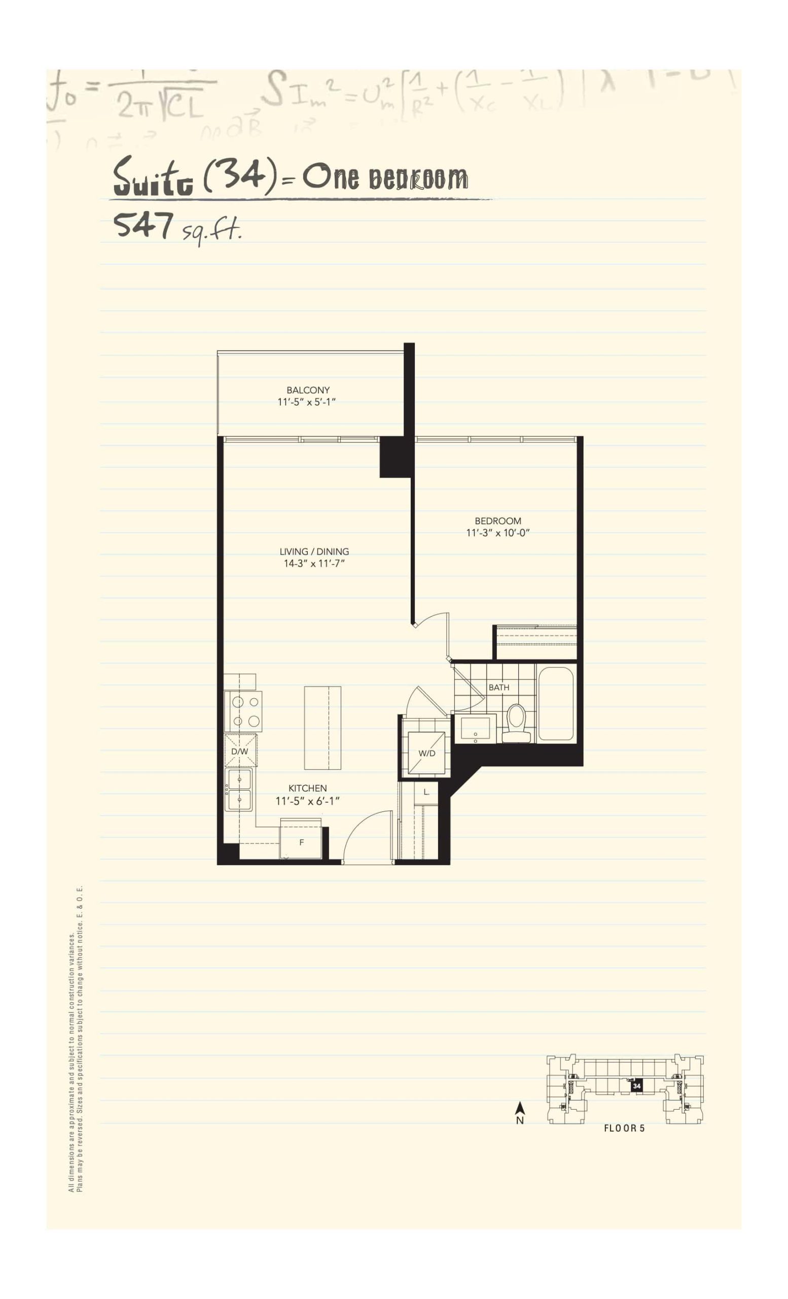 Suite 34 floor plan