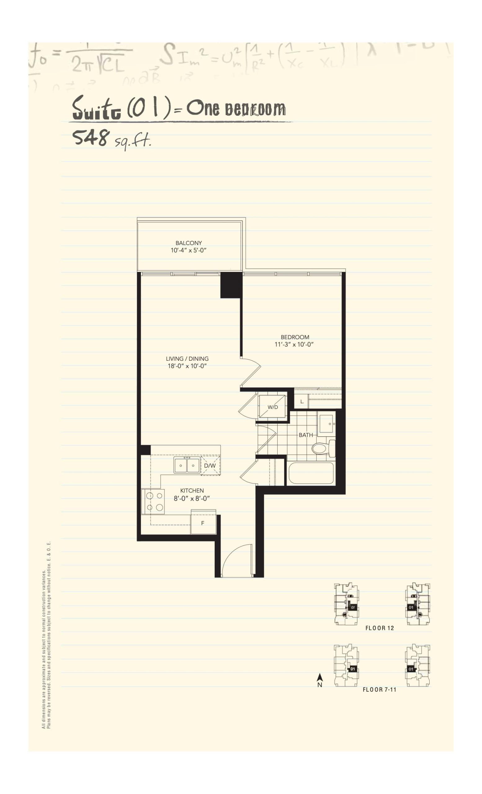 Suite 01 floor plan