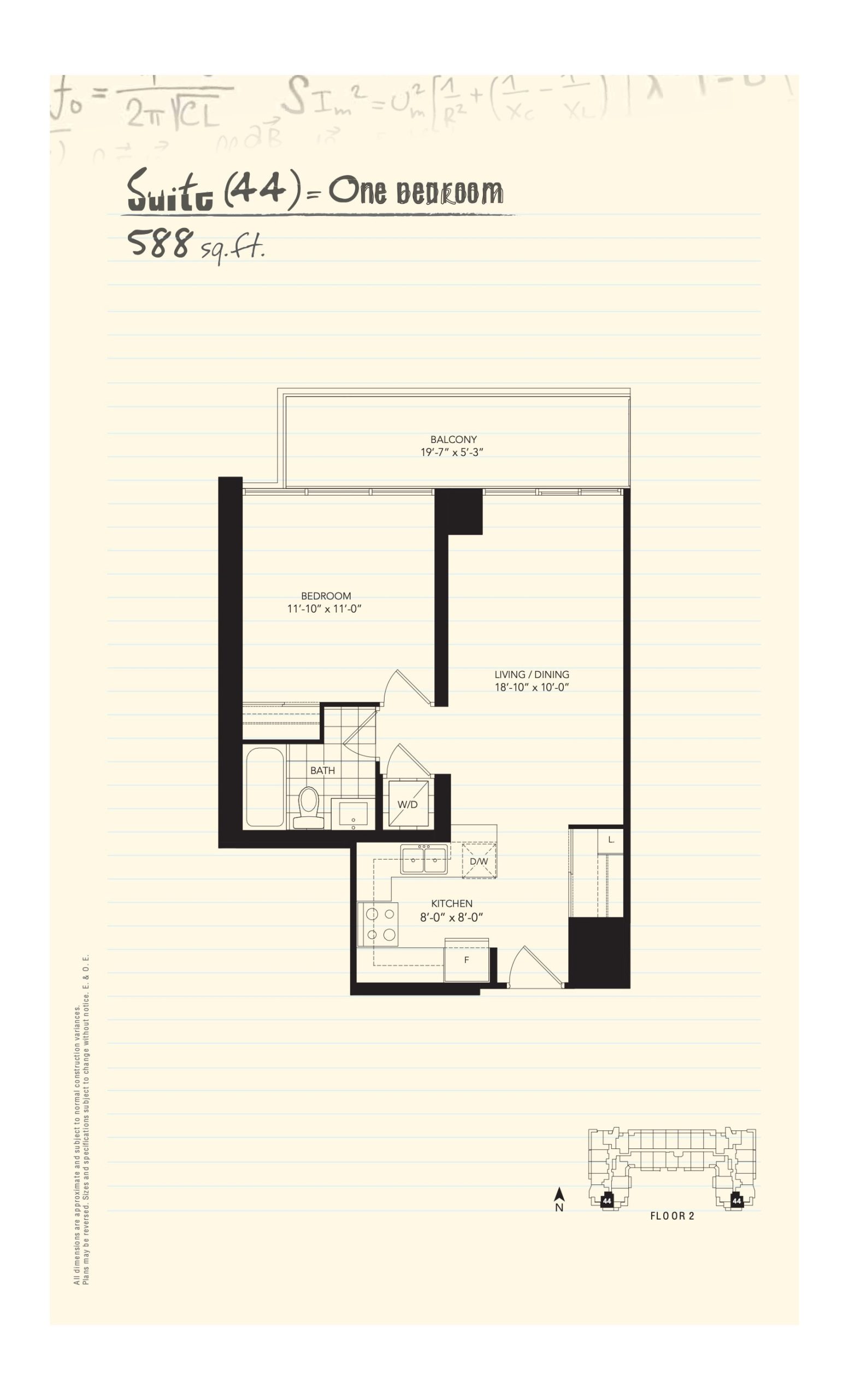 Suite 44 floor plan